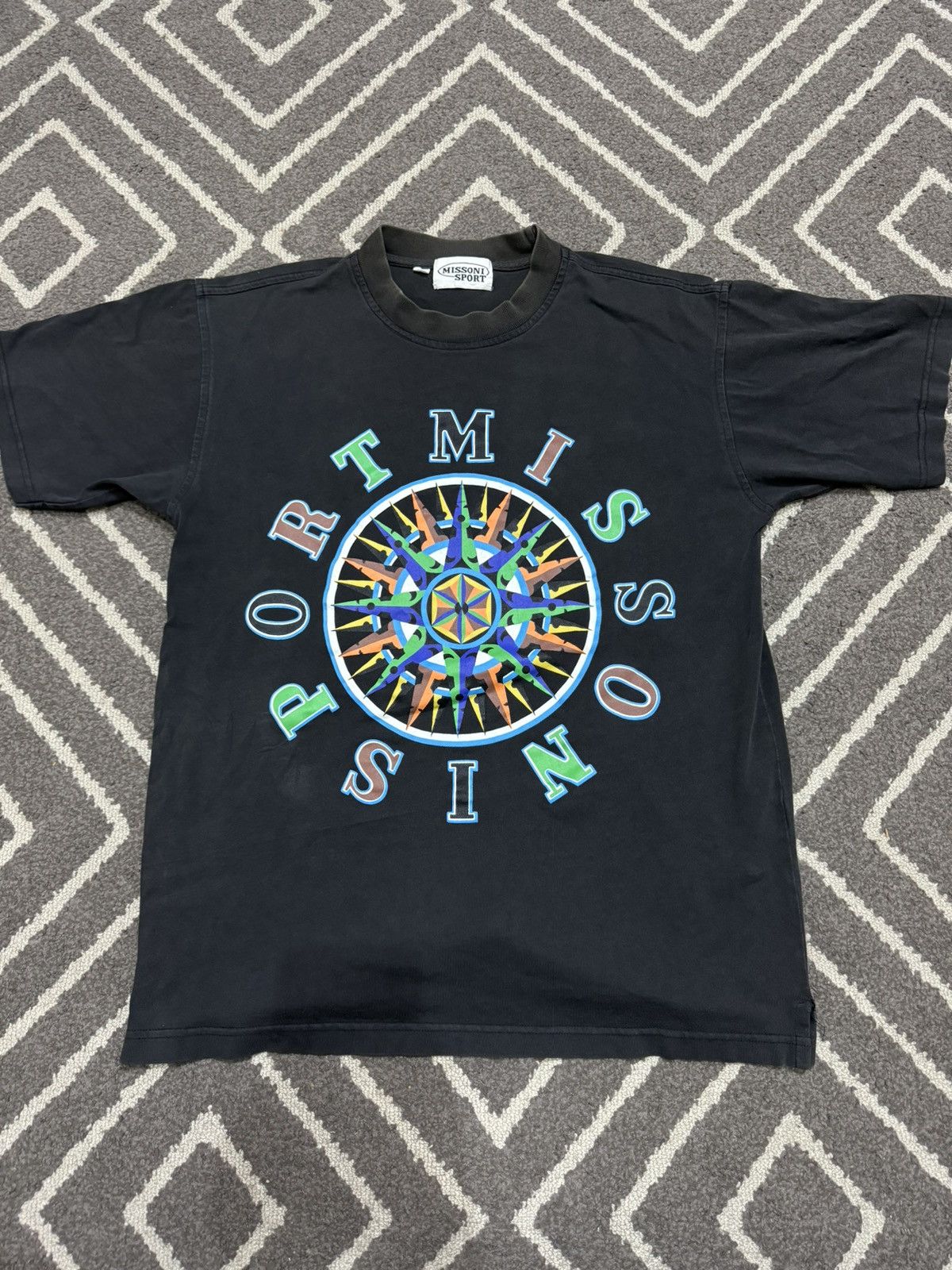 VINTAGE MISSONI SPORT BIG LOGO TSHIRT