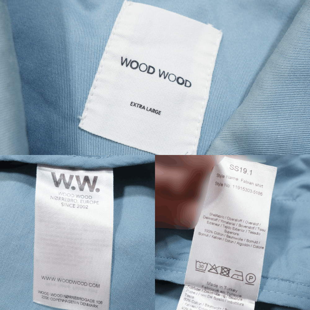 Wood Wood SS19 Fabian Work Overshirt Size US XL / EU 56 / 4 - 9 Thumbnail