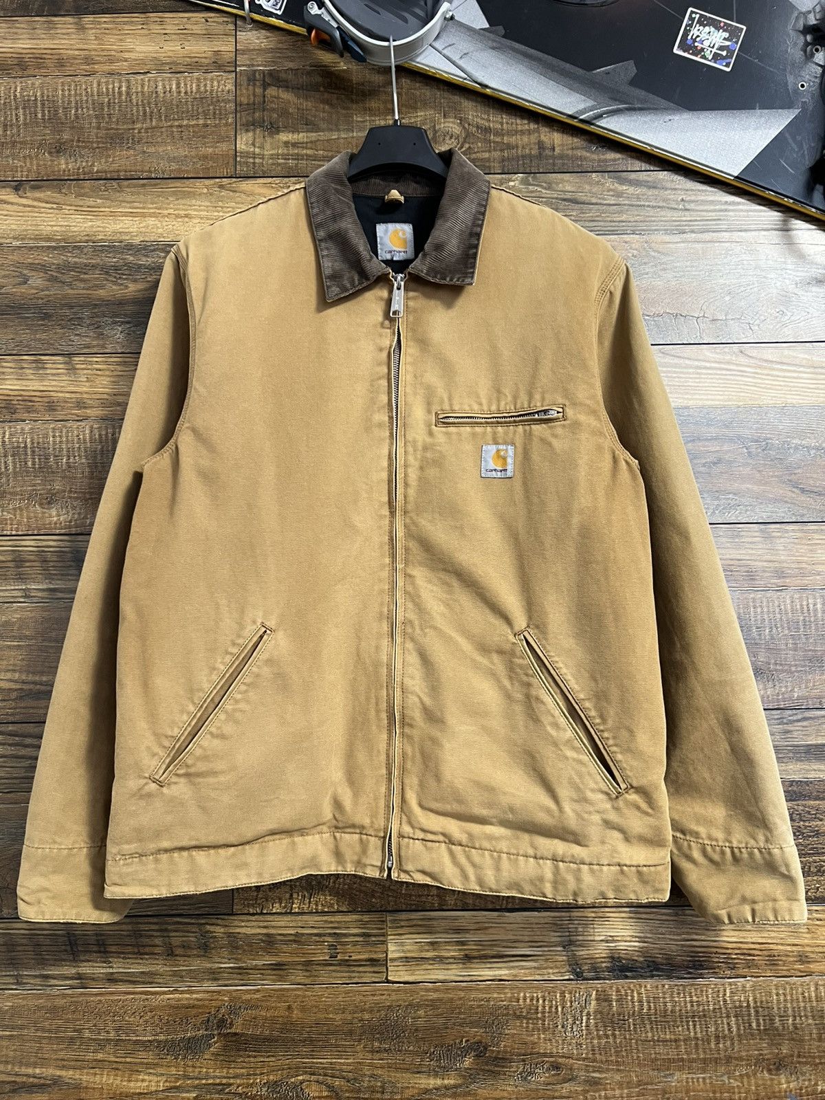 Carhartt CARHARTT DETROIT Jacket Vintage y2k FADED THRASHED Size US XL / EU 56 / 4 - 1 Thumbnail