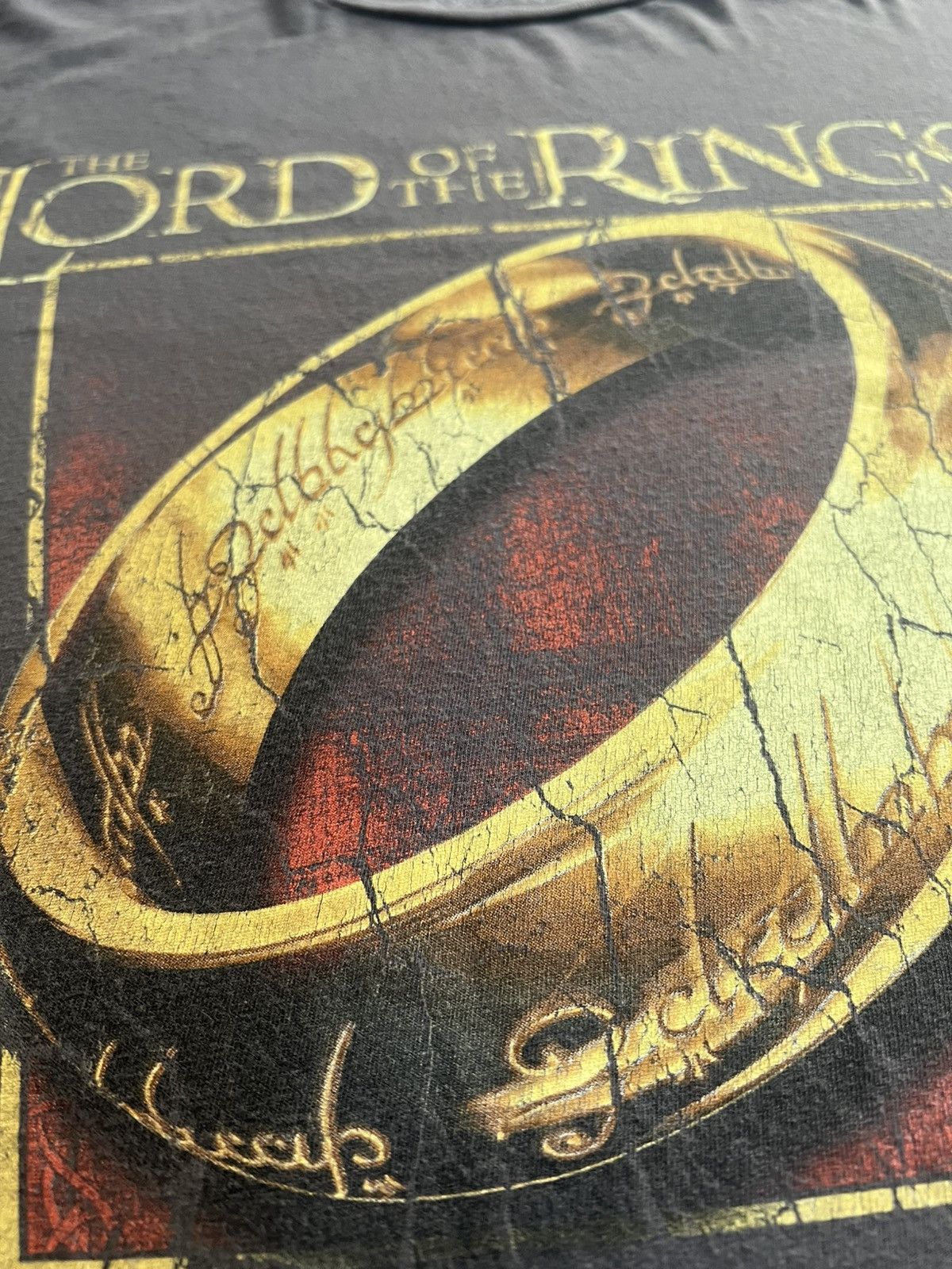 Newline Lord of the Rings One Ring Graphic Tee LOTR Size US L / EU 52-54 / 3 - 8 Thumbnail