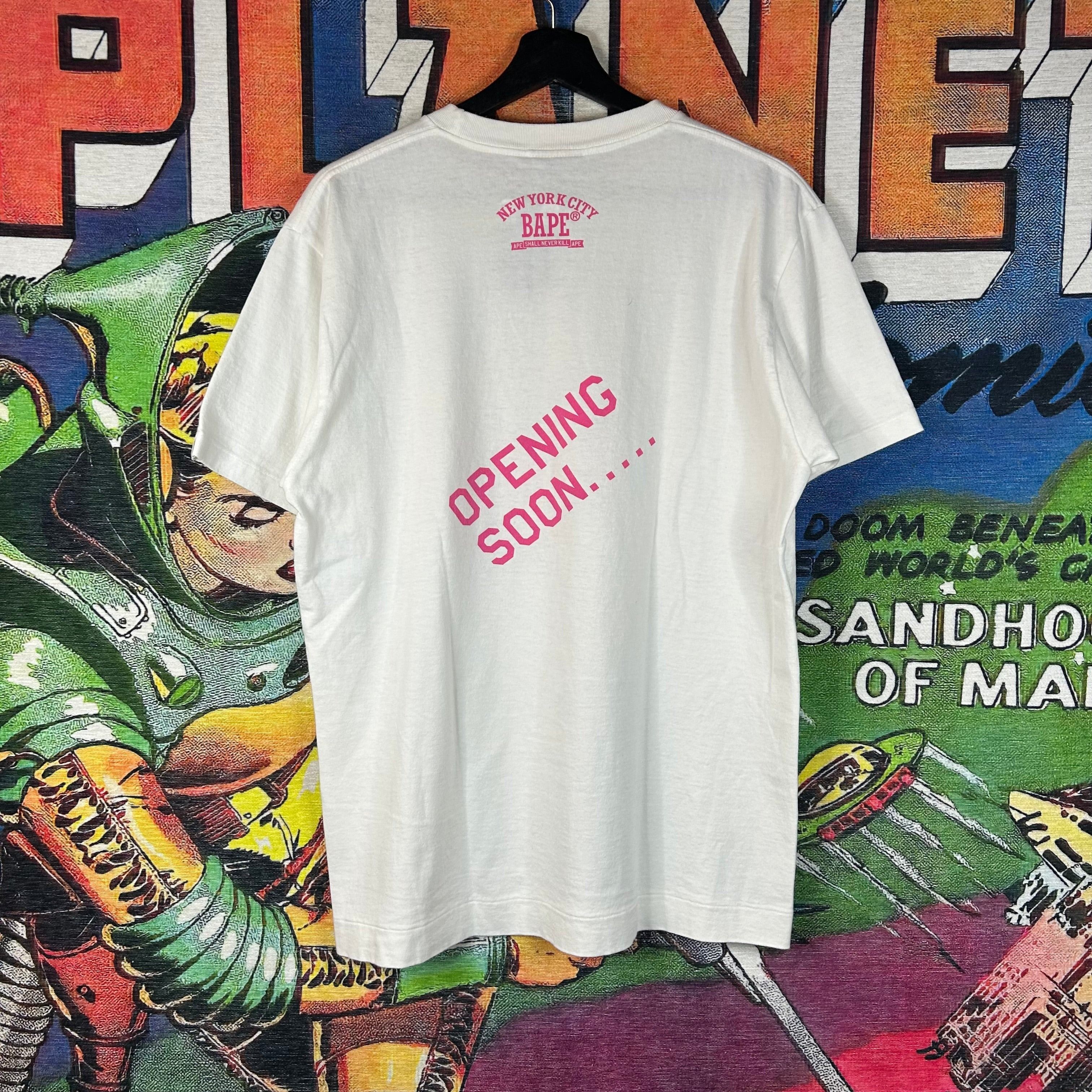 Bape 2005 Bape NYC Store Opening Tee Size Medium Size US M / EU 48-50 / 2 - 2 Thumbnail