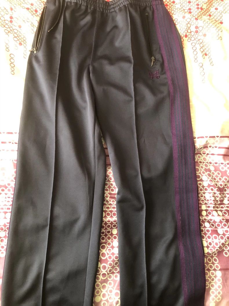 Needles Needles Black Purple Casual Pants L - dmc Size US 32 / EU 48 - 1 Thumbnail