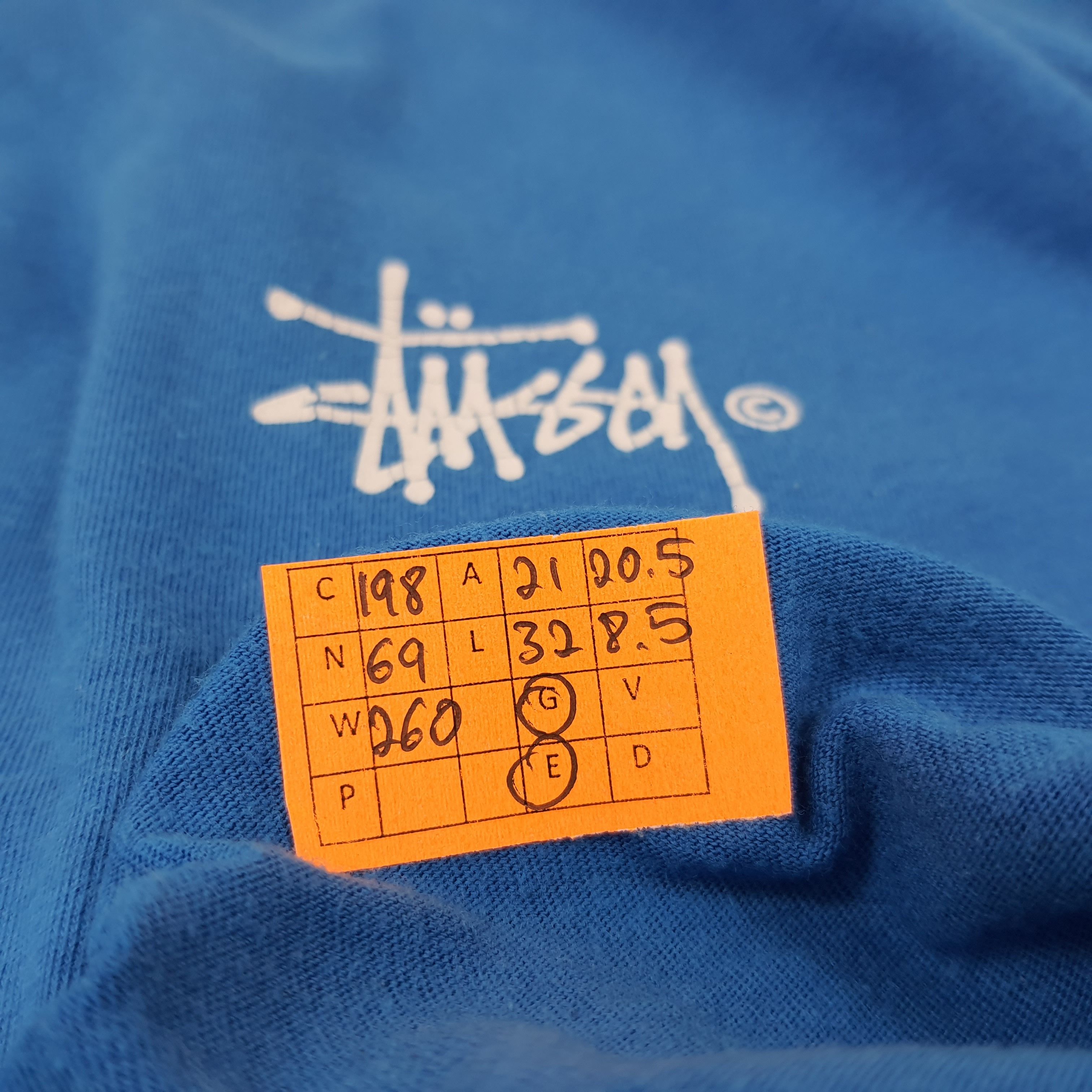 Stussy × Vintage Vintage Stussy Signature Streetwear Tshirt Size US L / EU 52-54 / 3 - 7 Thumbnail