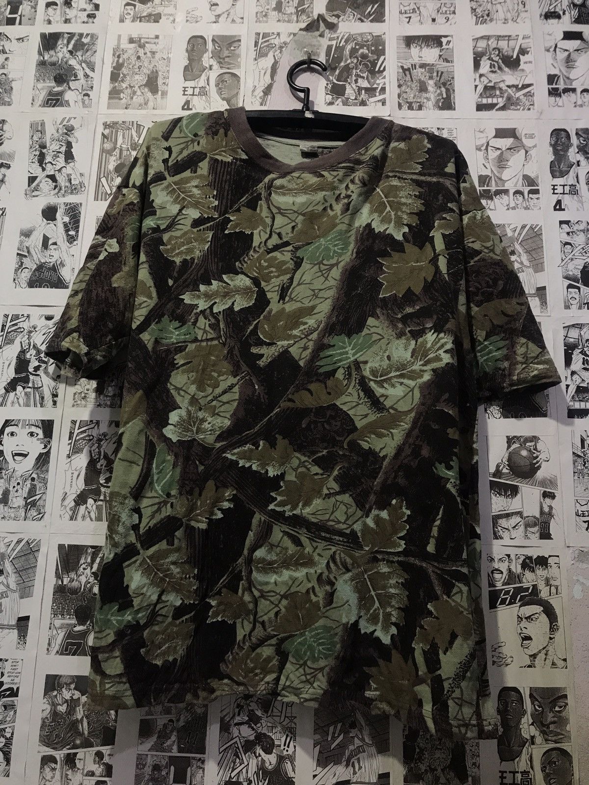 Japanese Brand × Vintage Vintage Realtree Shirt Advantage Camo Ringer Tee Hunting Size US XL / EU 56 / 4 - 3 Thumbnail