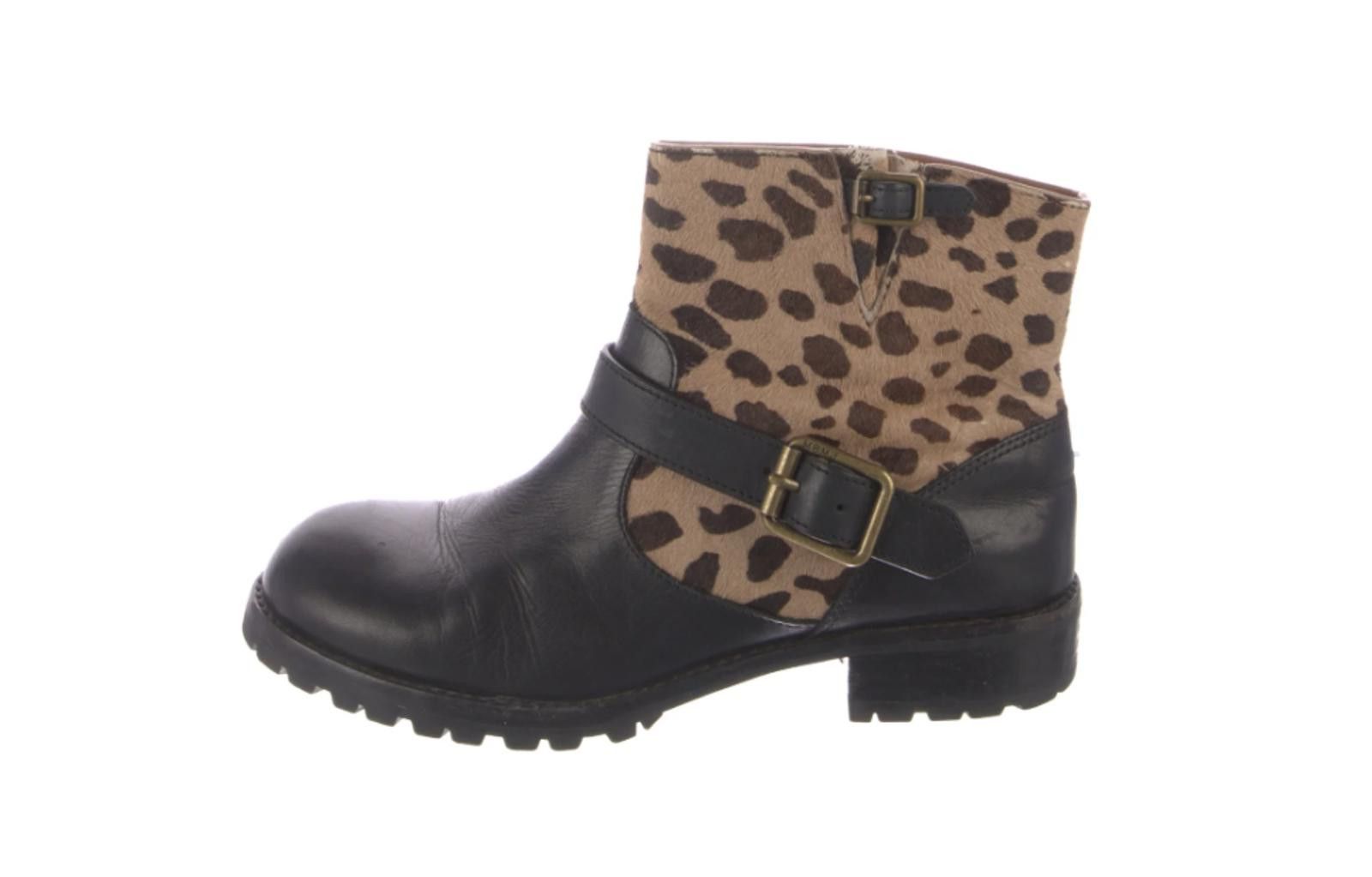 Marc by Marc Jacobs Marc Jacobs Leather Animal Print Moto Boots Women's Sz: 8.5 Size US 8.5 / IT 38.5 - 1 Thumbnail