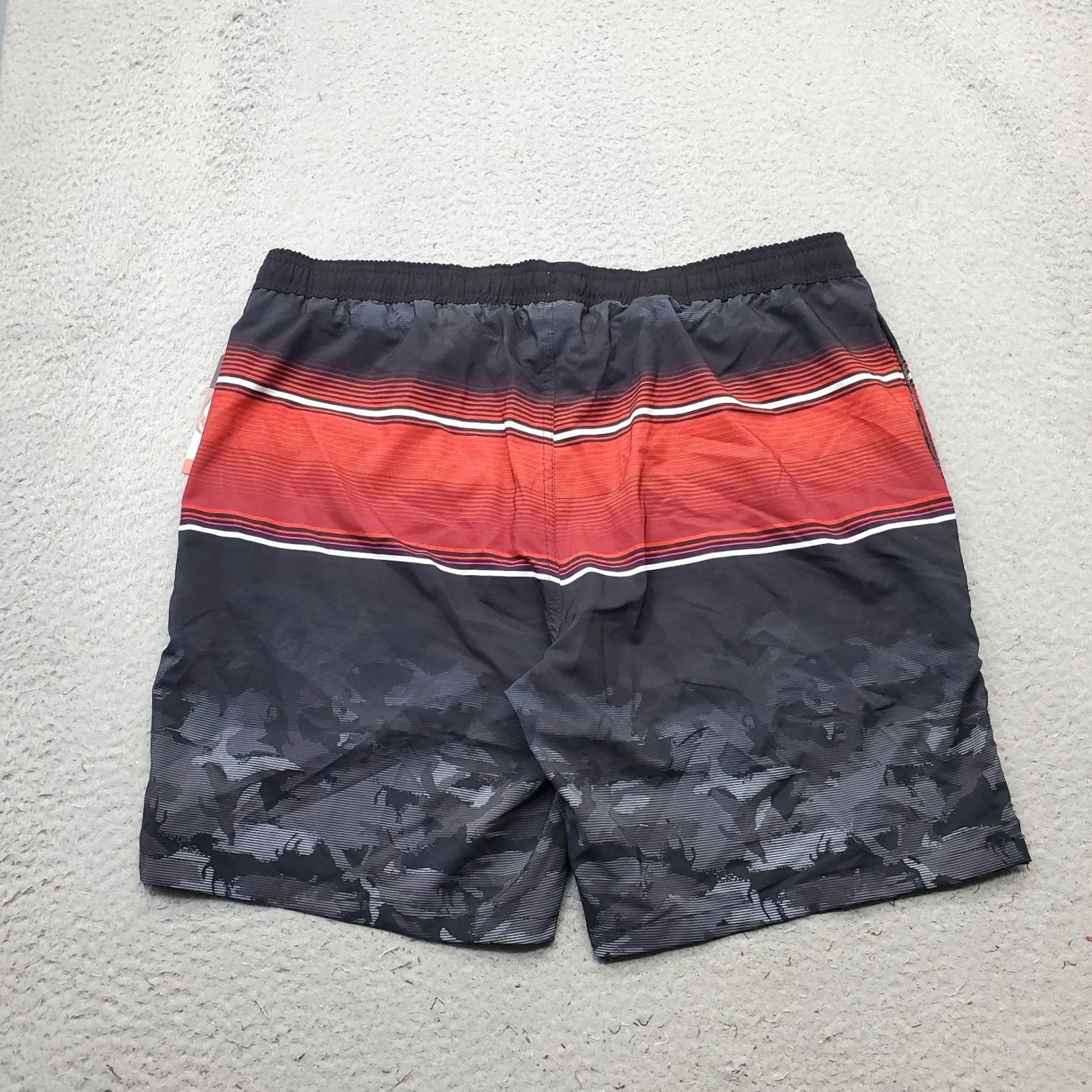 ZeroXposur ZeroXposur Board Shorts Mens XL Multi Lined Camo Striped Performance Water Polo Size US XL / EU 56 / 4 - 2 Thumbnail