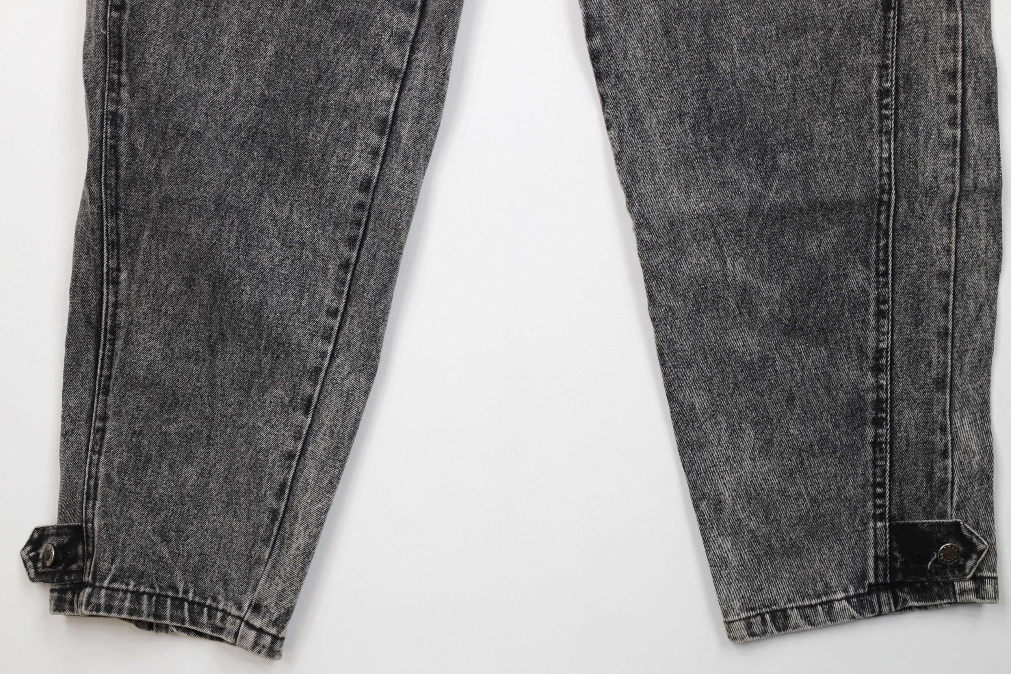 Vintage Vintage 80s 90s Streetwear Acid Wash Relaxed Jeans Black Size US 30 / EU 46 - 4 Thumbnail