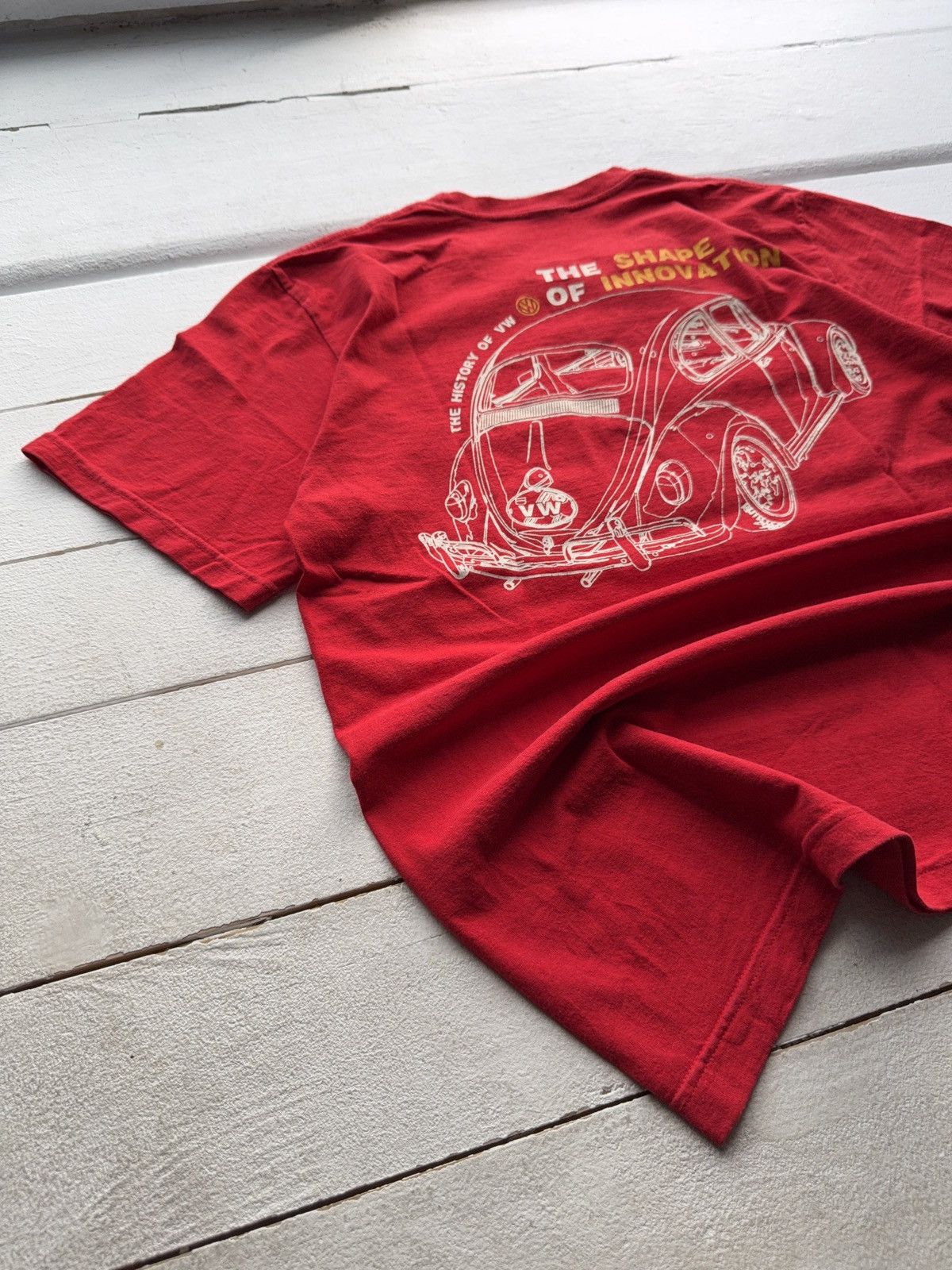 Vintage Vintage 90s Promo Logo Volkswagen Beetle Racing T shirt Size US L / EU 52-54 / 3 - 7 Thumbnail