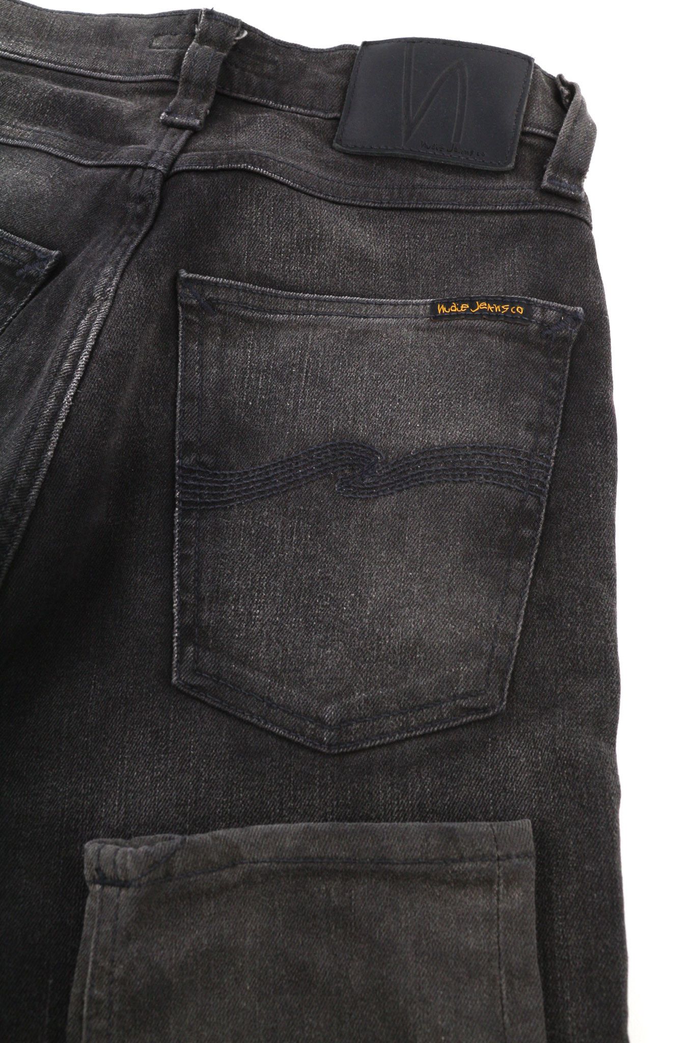 Nudie Jeans PIPE LED W28/L30 Grey Marble Organic Jeans 81640 Size US 28 / EU 44 - 5 Thumbnail