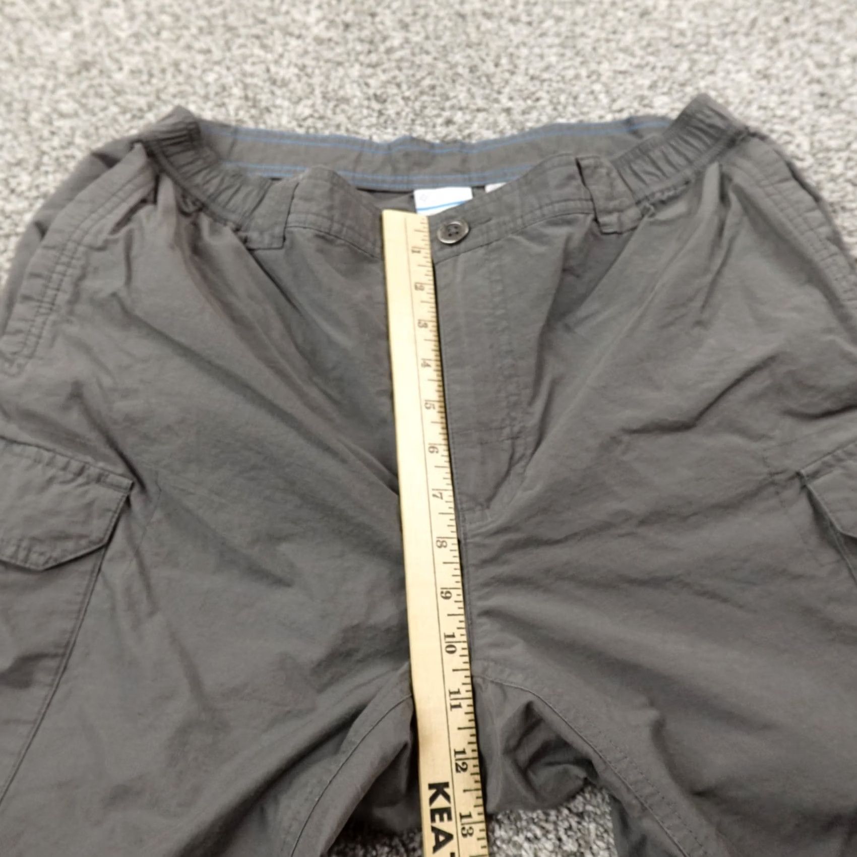 Vintage Columbia Pants Mens M Gray Cargo Silver Ridge Convertible Outdoor Hiking Hunting Size US 31 - 4 Thumbnail