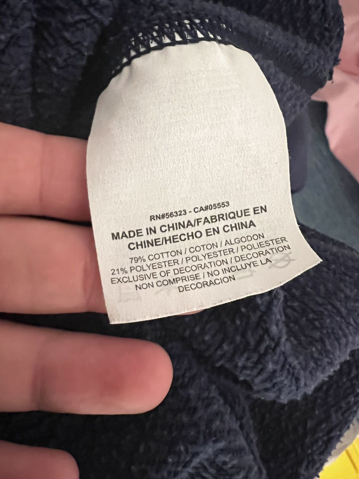 Nike × Supreme Supreme Nike Crewneck Navy M FW18 Size US M / EU 48-50 / 2 - 6 Thumbnail