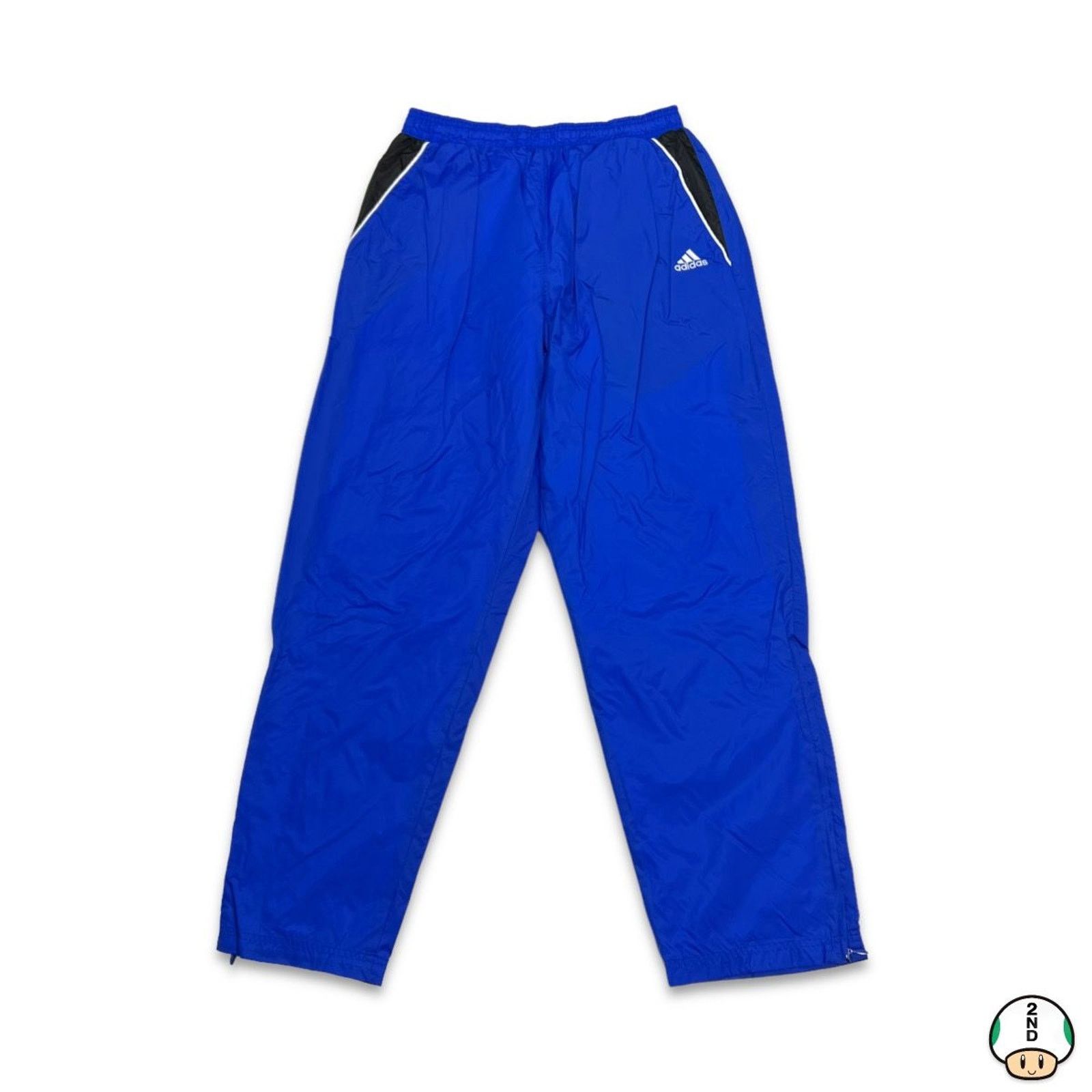 Adidas × Vintage Vintage 90s Adidas Track Pants XL Striped Spell Out Athletic Size US 30 / EU 46 - 1 Thumbnail