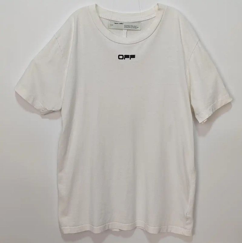 Off-White Off-White White Cotton Men's T-Shirt Size XL 0089 Size US XL / EU 56 / 4 - 1 Thumbnail