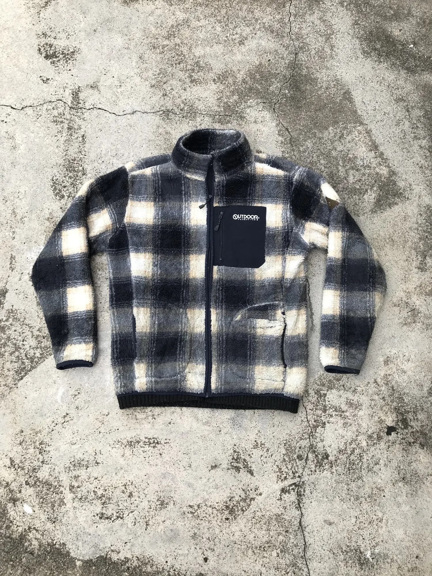 Vintage Outdoor Fleece Jacket Size US L / EU 52-54 / 3 - 1 Thumbnail