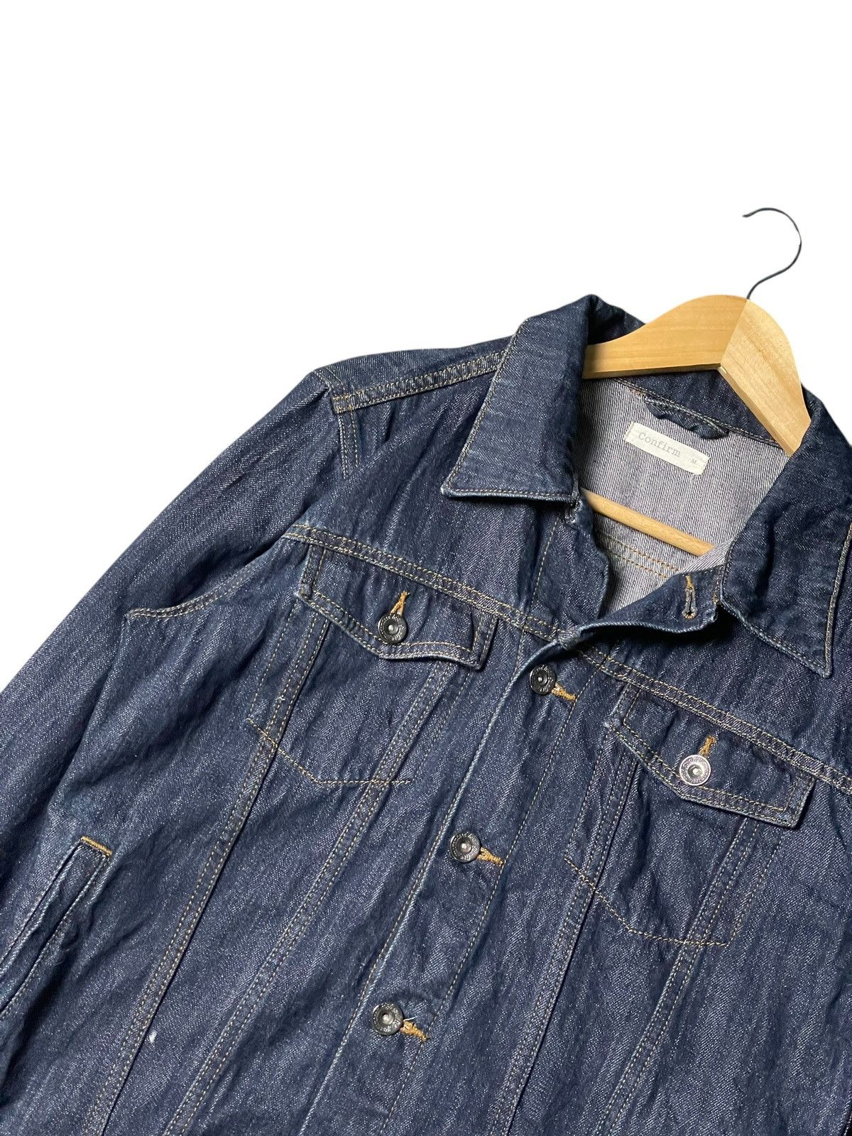 Japanese Brand × Vintage CONFIRM Japanese Brand Denim Jacket (96) Size US M / EU 48-50 / 2 - 2 Thumbnail