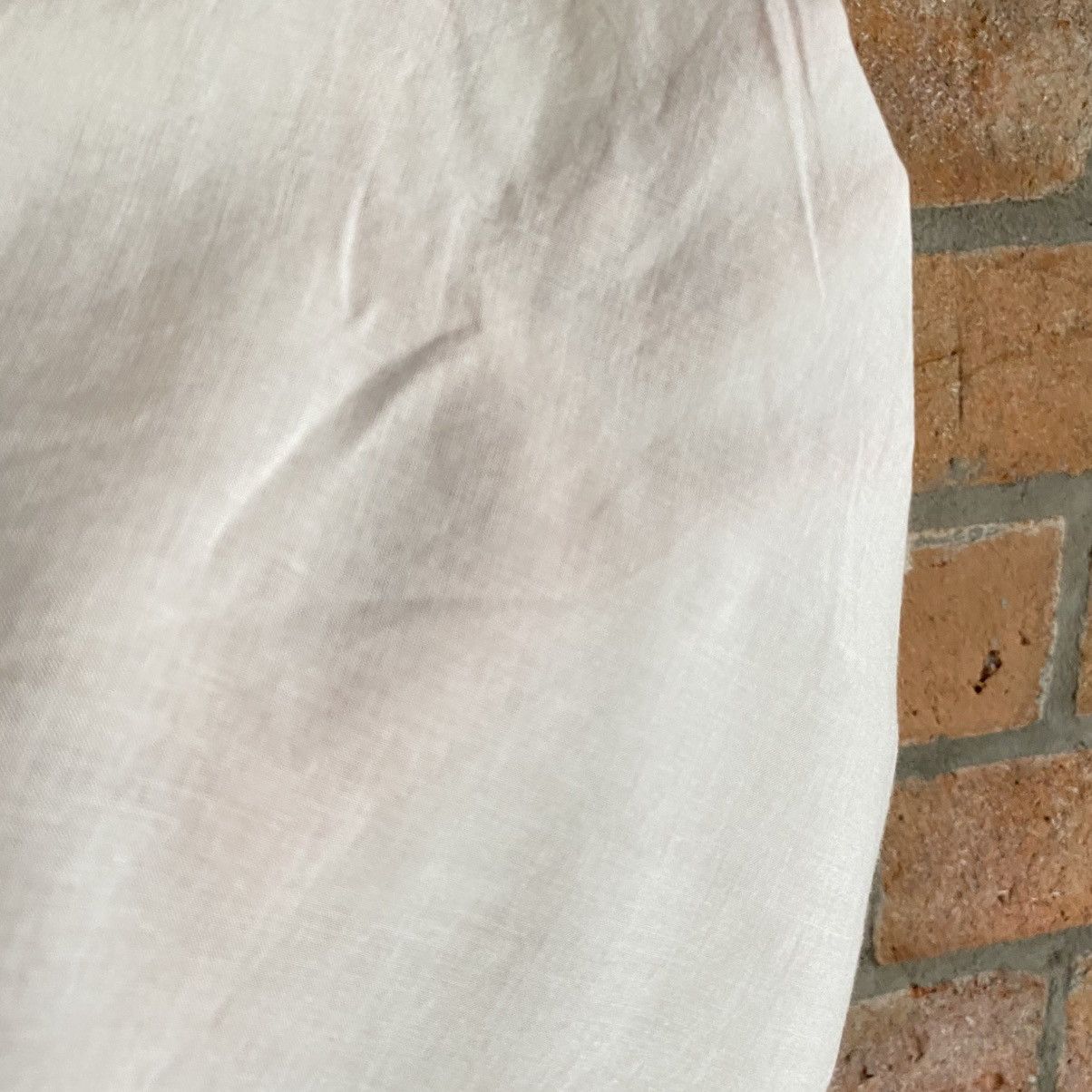 Japanese Brand G.O.A White Soft Pocket Shirt Size ONE SIZE - 13 Thumbnail