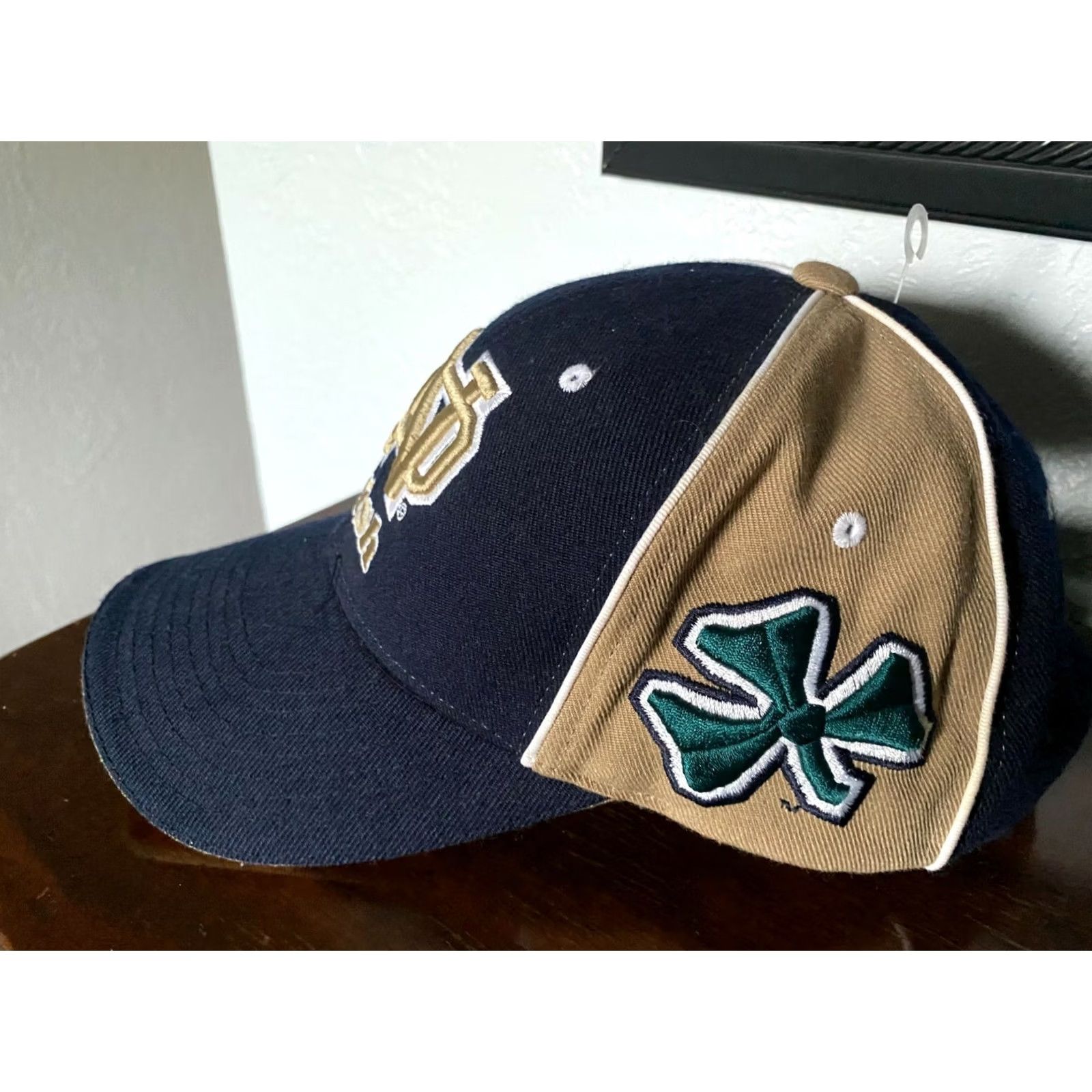 Zephyr NOTRE DAME Baseball Cap Adjustable University Fighting Irish Hat Shamrock Size ONE SIZE - 2 Thumbnail