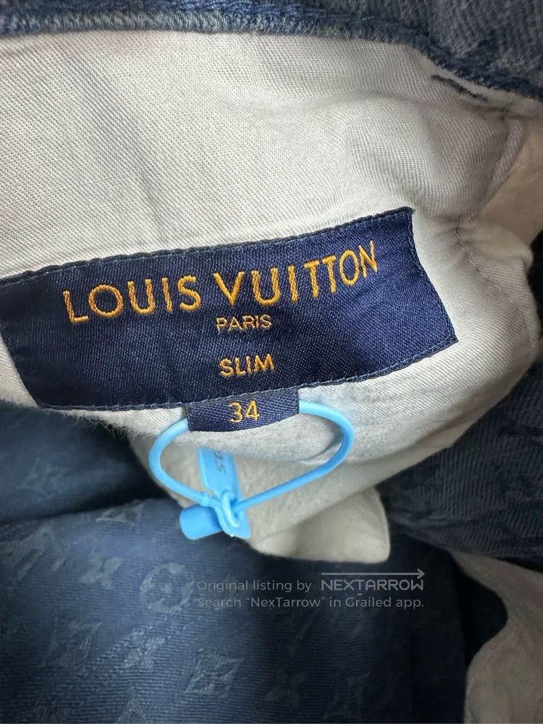 Louis Vuitton Louis Vuitton Presbyopic washed denim pants Size US 34 / EU 50 - 3 Thumbnail