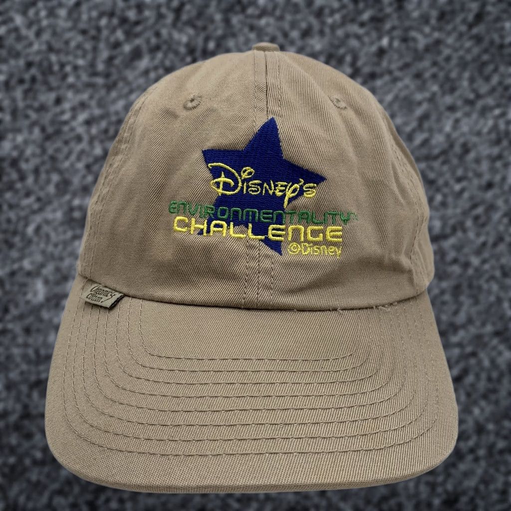 Disney Disney Environmentality Challenge Hat Cap Strap Back Mens Beige Organic One Size Size ONE SIZE - 1 Thumbnail