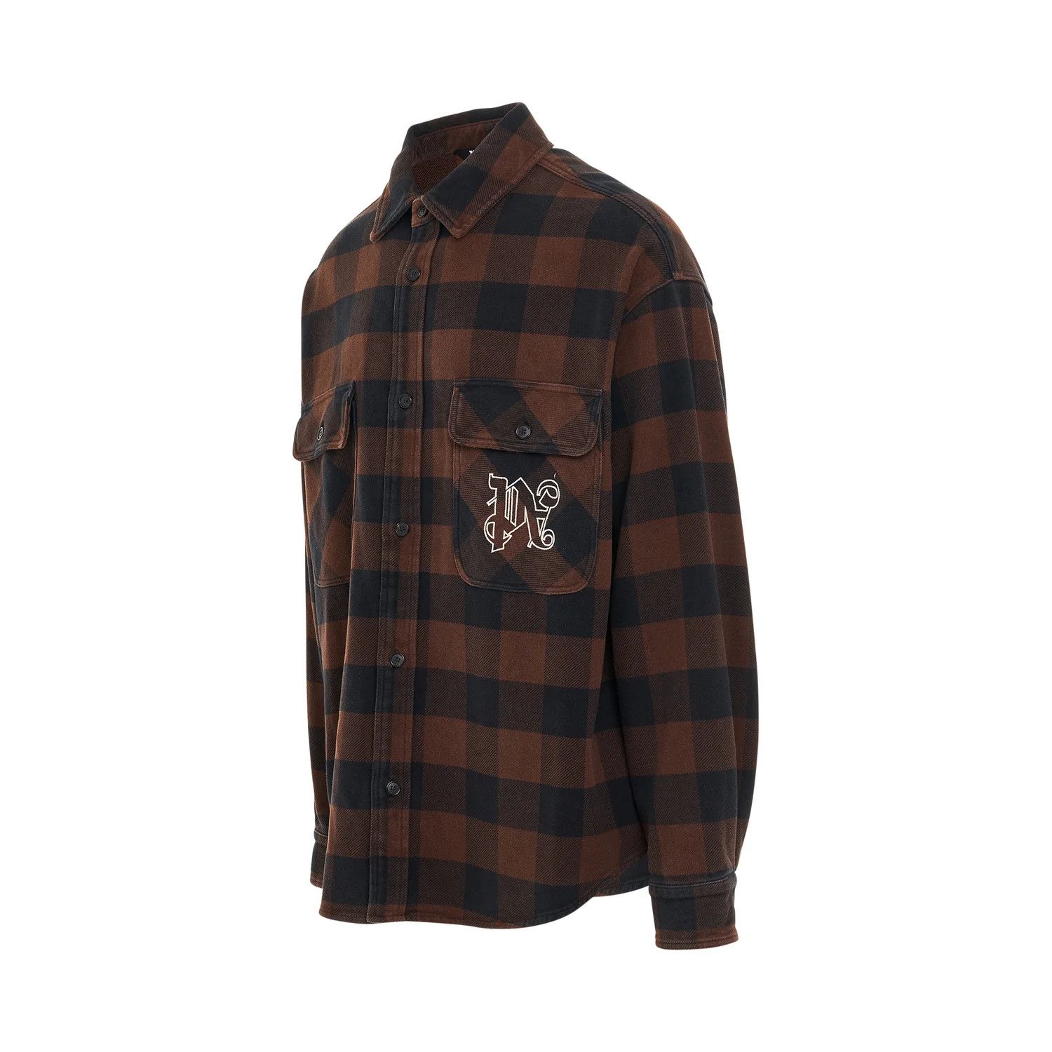 Palm Angels o1mris0824 Shirt in Brown Size US L / EU 52-54 / 3 - 2 Thumbnail