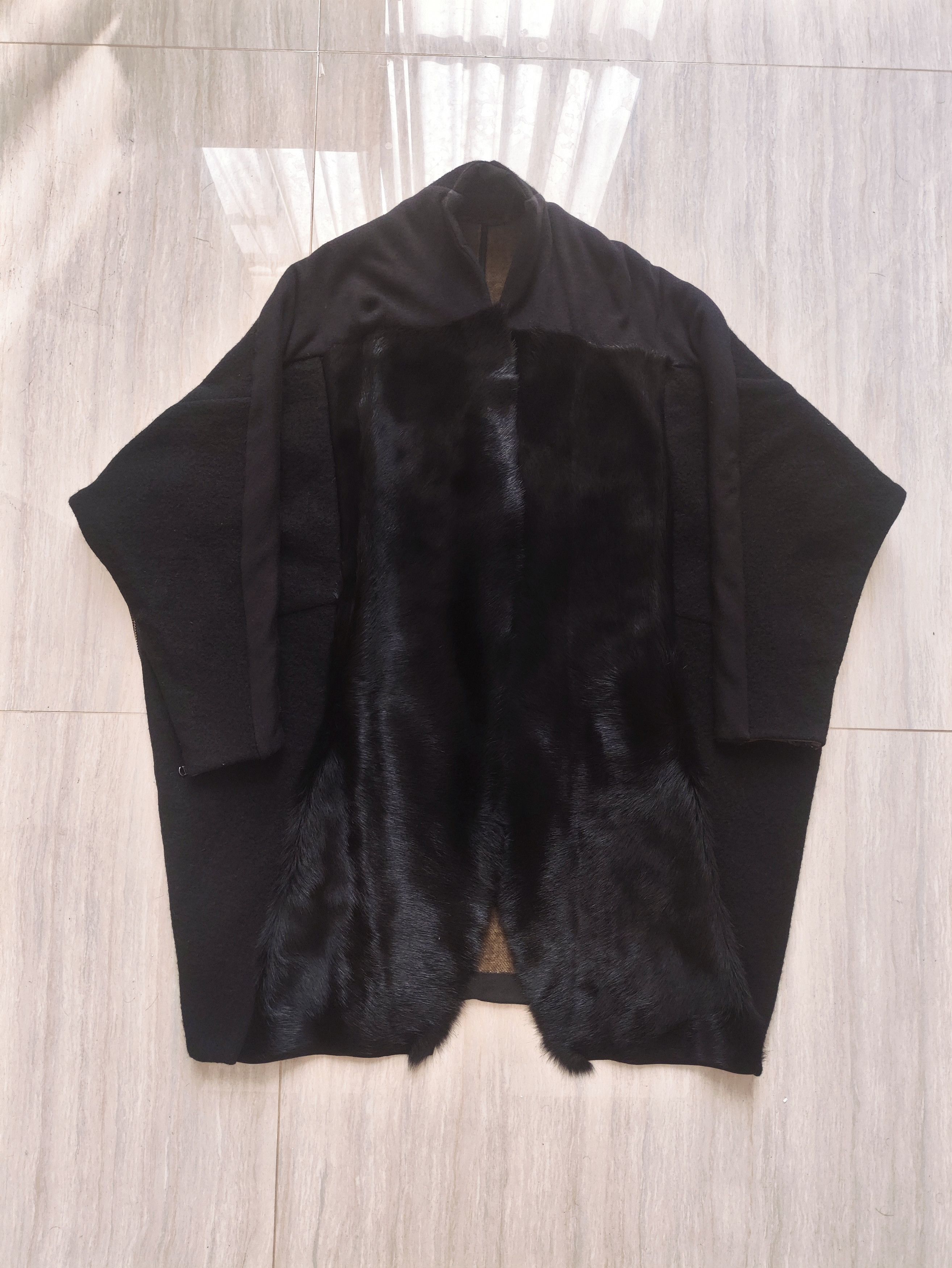 Other Alessandra Marchi Olll horsehair cashmere cocoon overcoat Size M / US 6-8 / IT 42-44 - 2 Thumbnail