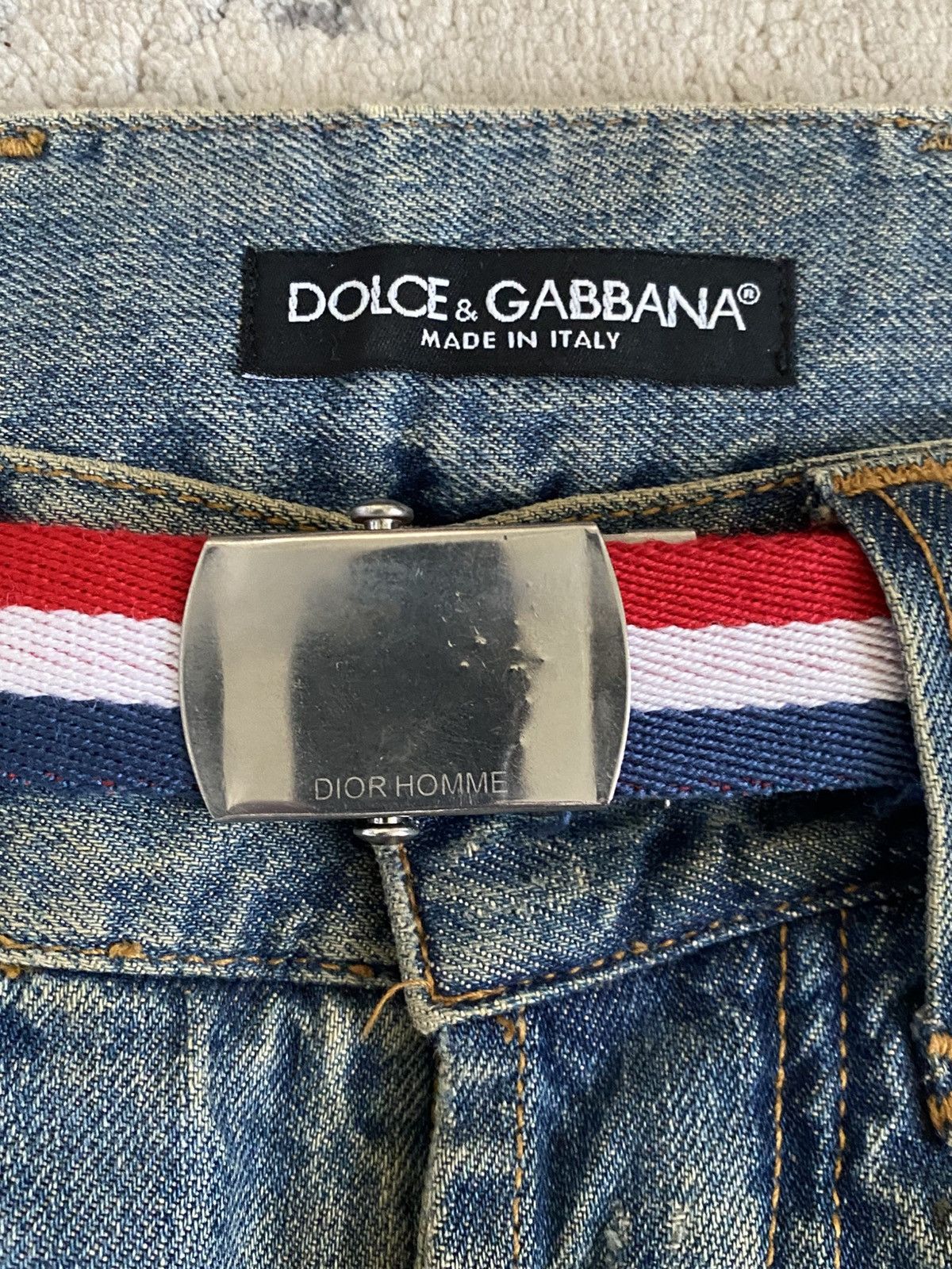 Dior Tricolor Canvas Belt - Rollercoaster Buckle Size ONE SIZE - 3 Thumbnail