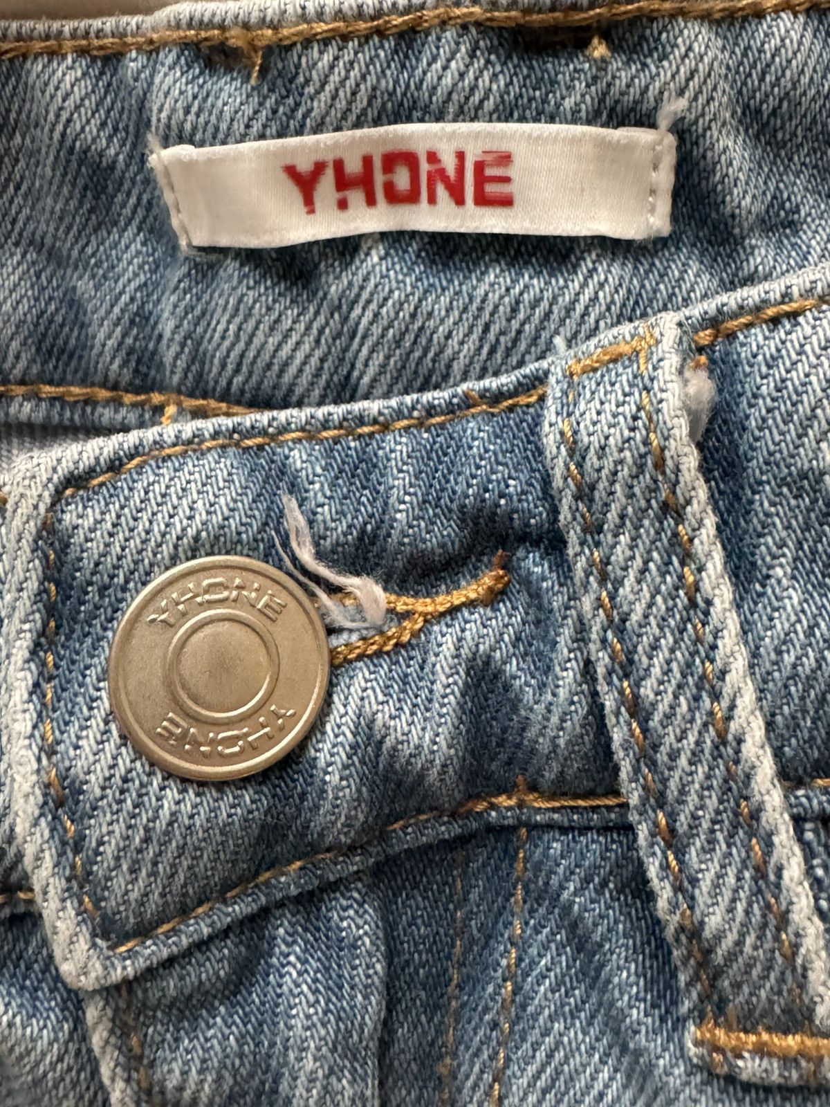 Other Yhone (Japanese Brand) Light Blue Baggy Denim Size US 30 / EU 46 - 2 Thumbnail