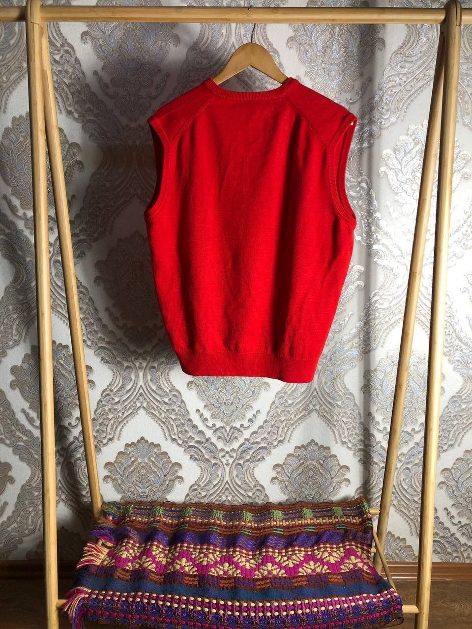 Lacoste × Vintage VERY RARE LACOSTE CHEMISE SLEEVELESS KNIT DESIGNER Y2K 90s Size US L / EU 52-54 / 3 - 7 Thumbnail