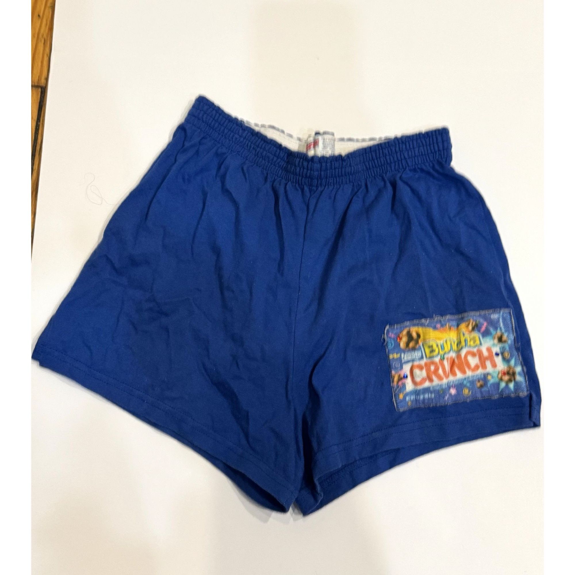 Soffe Soffe Shorts Buncha Crunch candy rhinestone patch shorts siz Size 30" / US 8 / IT 44 - 2 Thumbnail