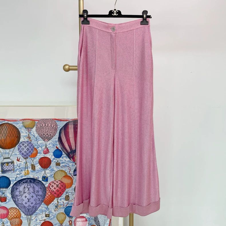 Chanel Chanel Pink Casual Pants for Women- DMC Size US 38 / EU 54 - 1 Thumbnail