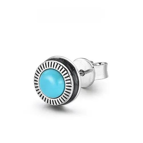 Other Turquoise Stone Future Earrings One Pairs Chrome Jewelry Size ONE SIZE - 3 Thumbnail