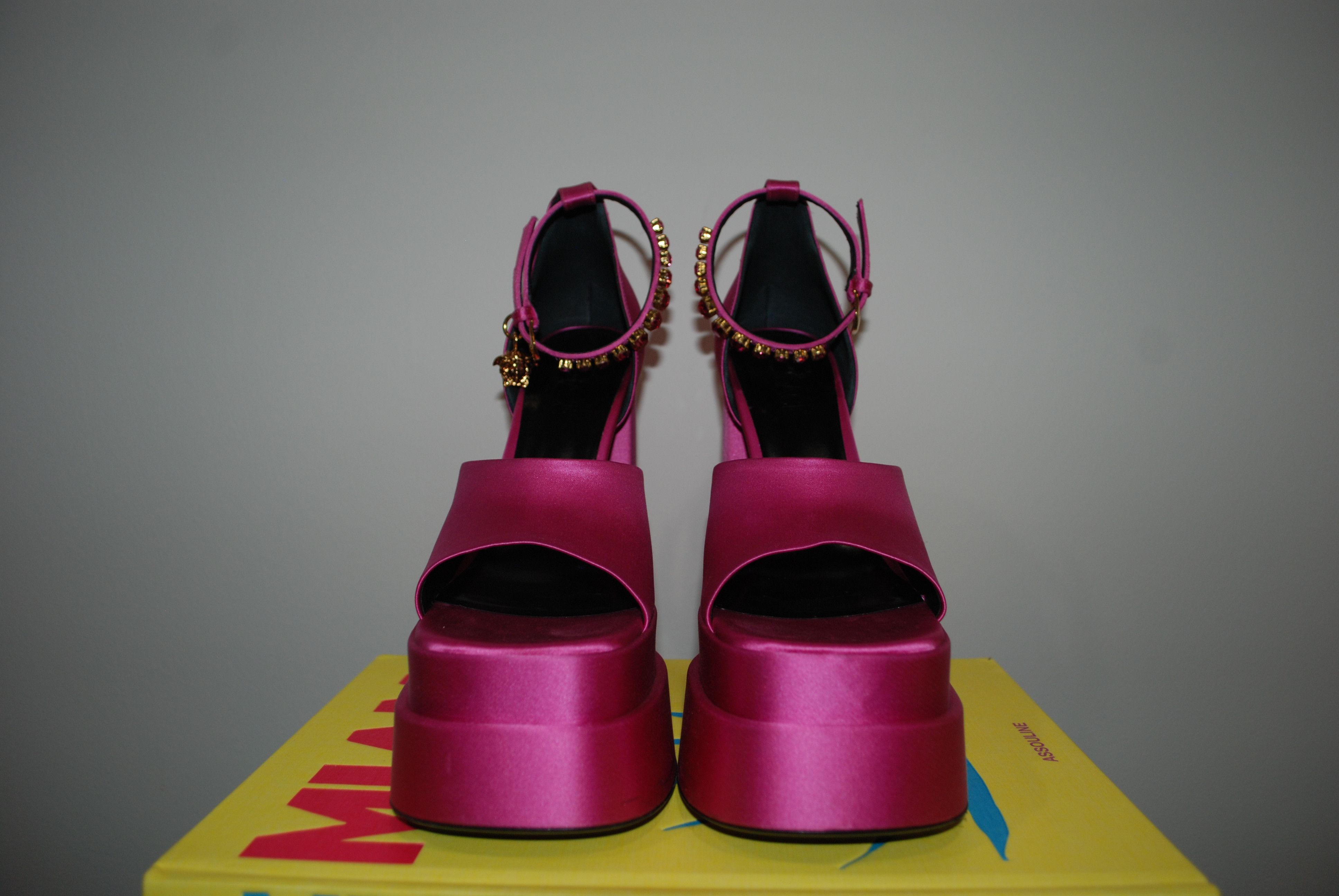 Versace Versace Medusa Head charm platform sandals Size US 10 / IT 40 - 5 Thumbnail