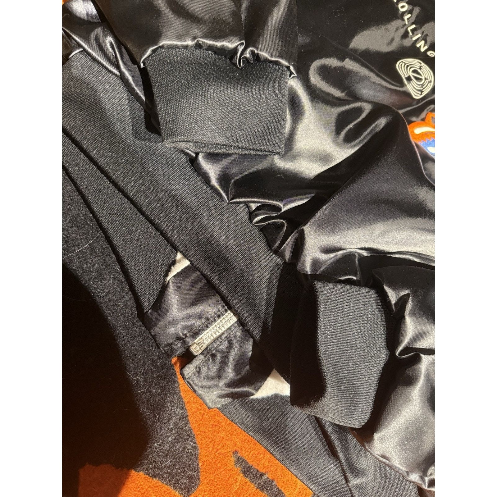 Band Tees × The Rolling Stones × Vintage Vintage 1989 Rolling Stones Steel Wheels Crew Tour Jacket L Size US L / EU 52-54 / 3 - 6 Thumbnail