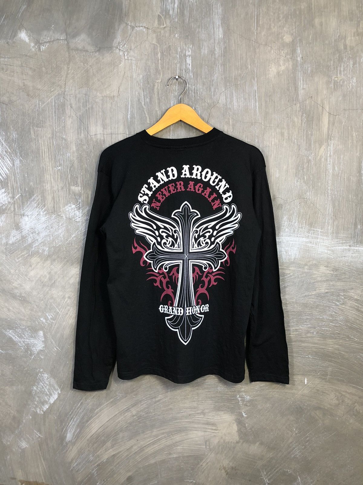 Japanese Brand Y2K Japanese Longsleeve Chrome Hearts Style Size US M / EU 48-50 / 2 - 1 Thumbnail