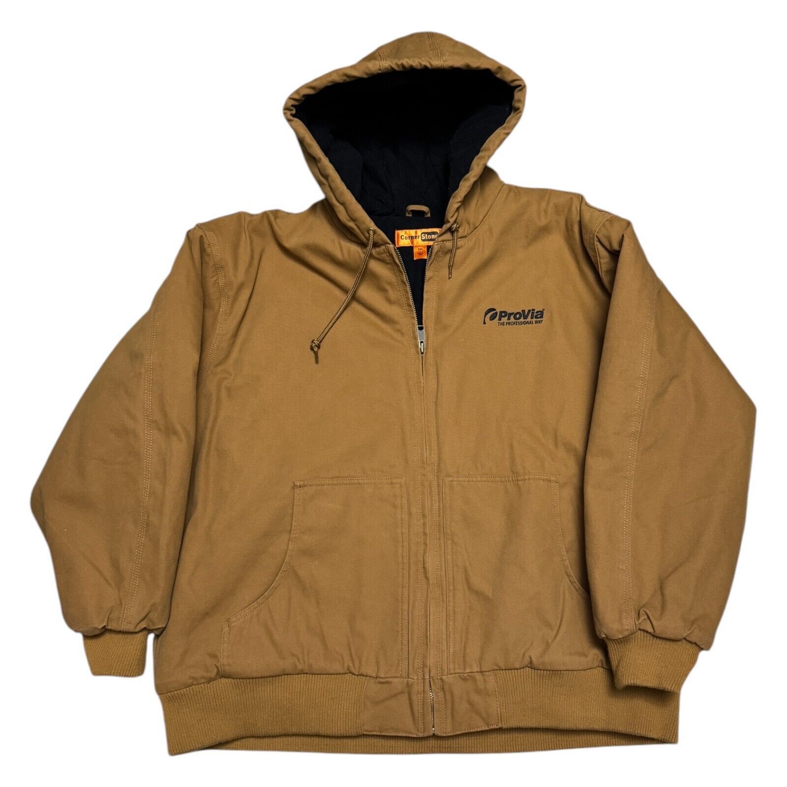 Other CORNER STONE Canvas Hooded Lined Outdoor Coat Jacket 3XL Size US XXL / EU 58 / 5 - 1 Thumbnail