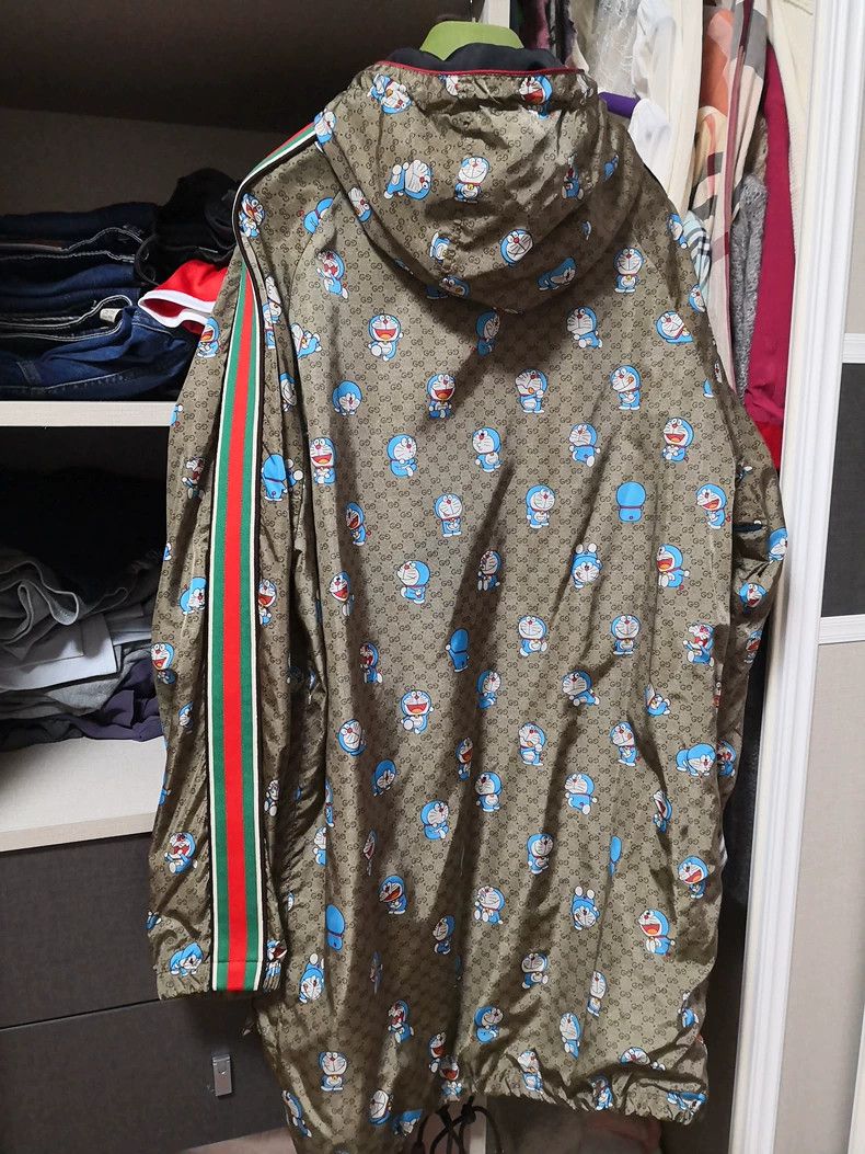 Gucci Gucci Co-branded brown long windbreaker coat Size XS / US 0-2 / IT 36-38 - 2 Thumbnail
