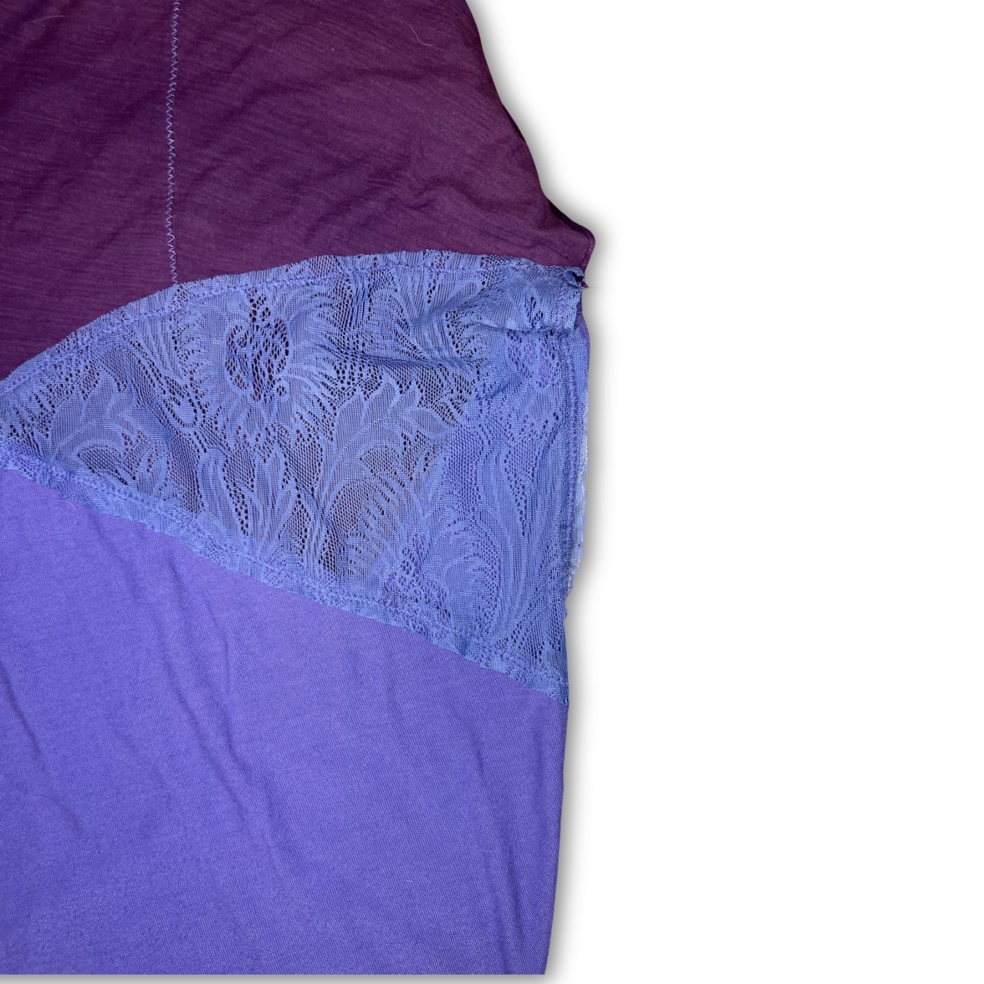 Free People Free People We The Free Purple Lace-Panel Reverse-Seams Shir Size S / US 4 / IT 40 - 3 Thumbnail