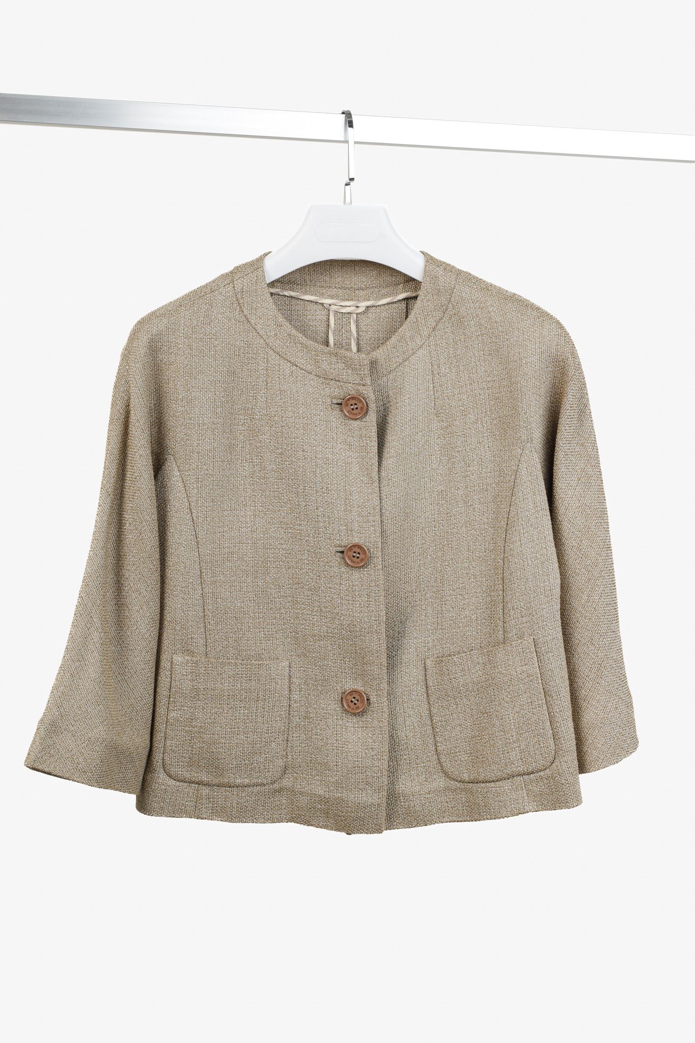Etro Gold Tweed Jacket