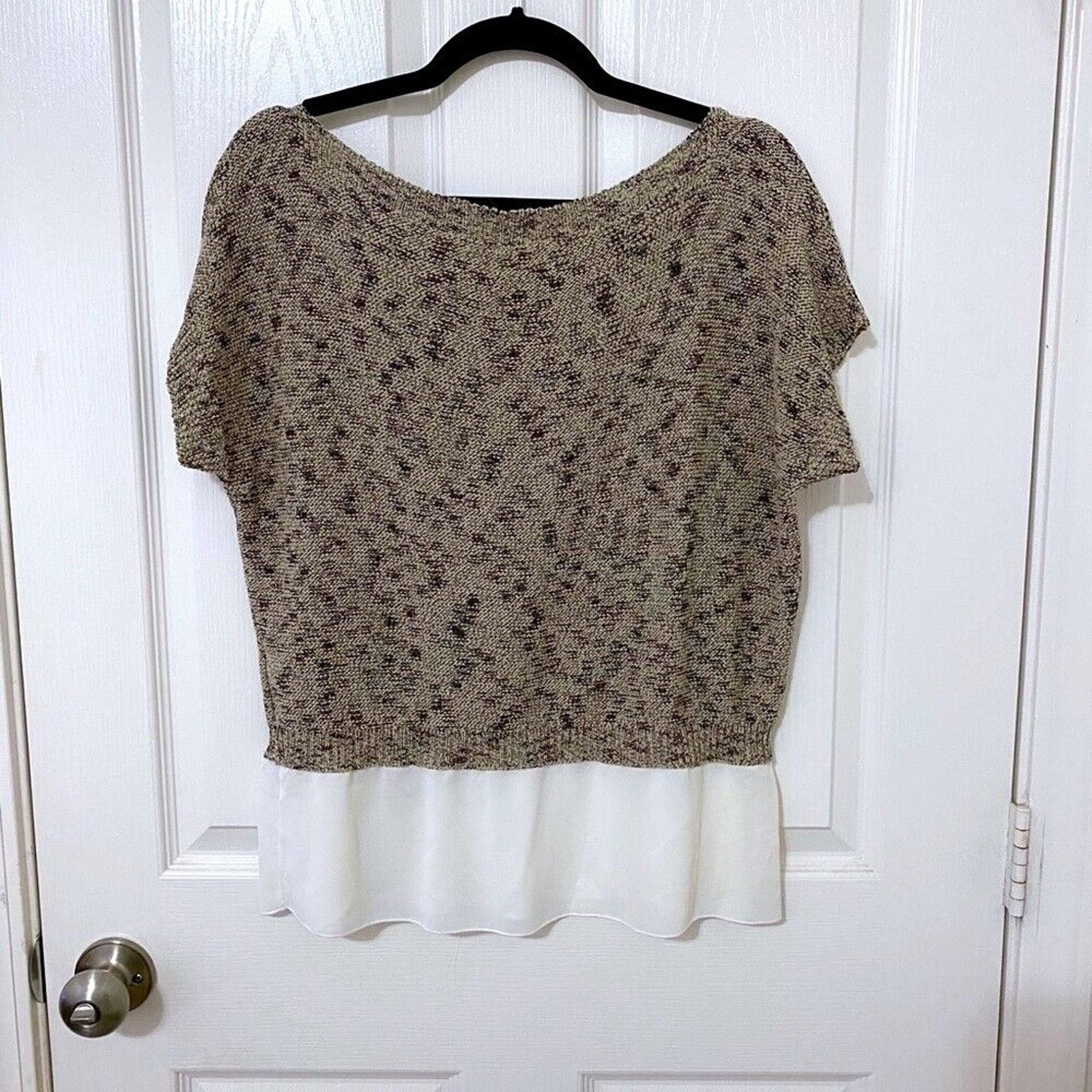 Anthropologie Anthropologie Moth Nudes Verona Ruffle Hem Pullover Sweater Size S / US 4 / IT 40 - 2 Thumbnail