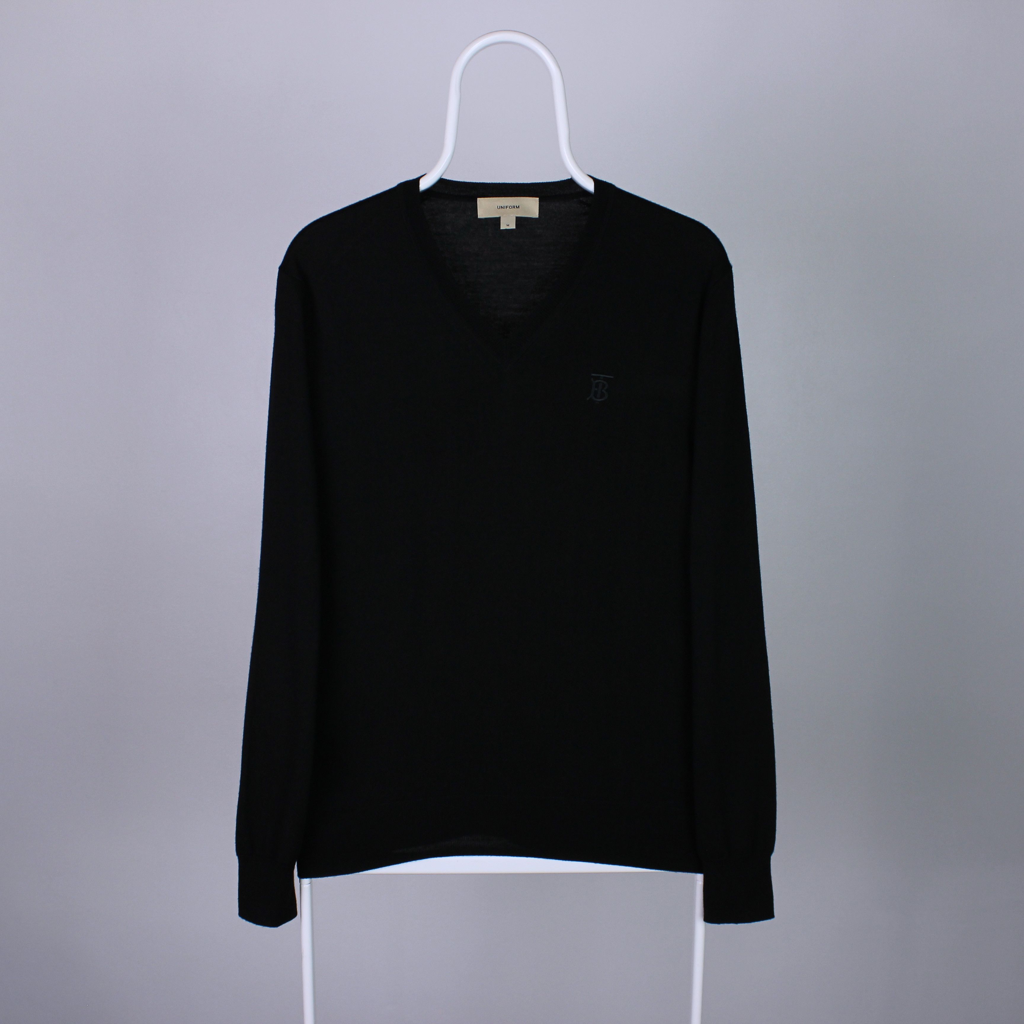 Burberry Burberry vintage sweater uniform merino wool M black Size US M / EU 48-50 / 2 - 4 Thumbnail