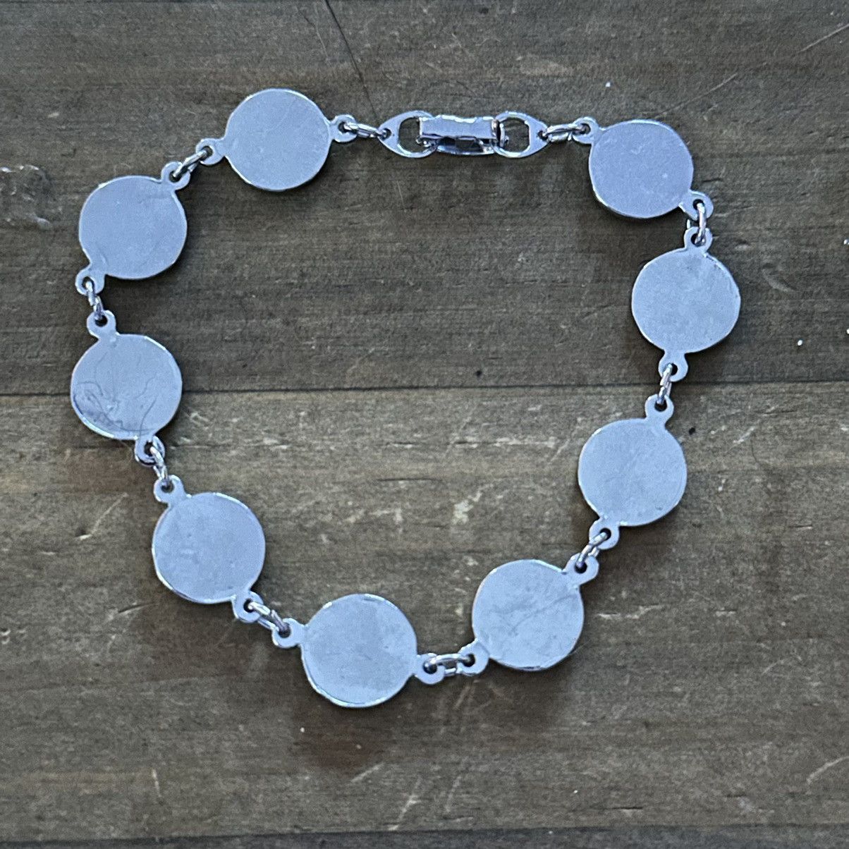 Vintage Vintage abalone yin yang bracelet Size ONE SIZE - 5 Thumbnail