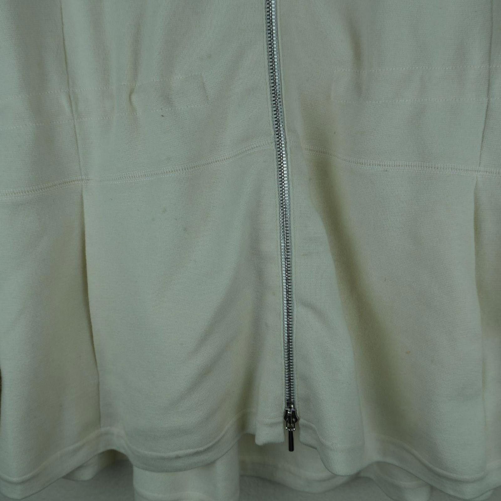 Aris Tatalovich Akris Punto Jacket Women's 6 Cream Schurwolle Virgin Wool Size M / US 6-8 / IT 42-44 - 2 Thumbnail
