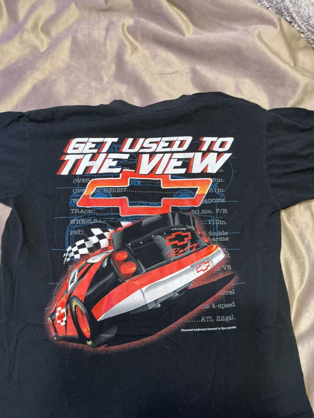 Vintage Vintage 90s Nascar Front and back graphic Chevy t shirt Size US M / EU 48-50 / 2 - 2 Thumbnail