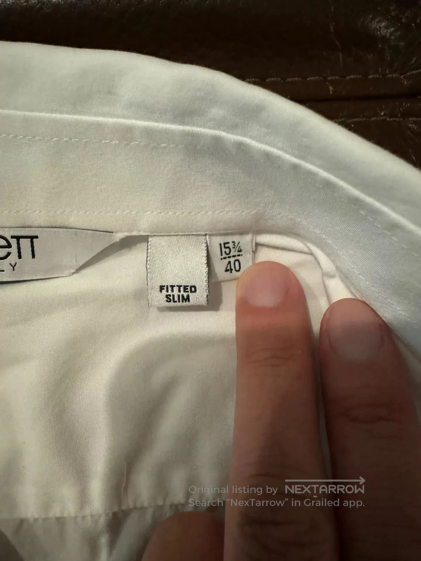 Neil Barrett slim fit white collared shirt. Size US M / EU 48-50 / 2 - 4 Thumbnail