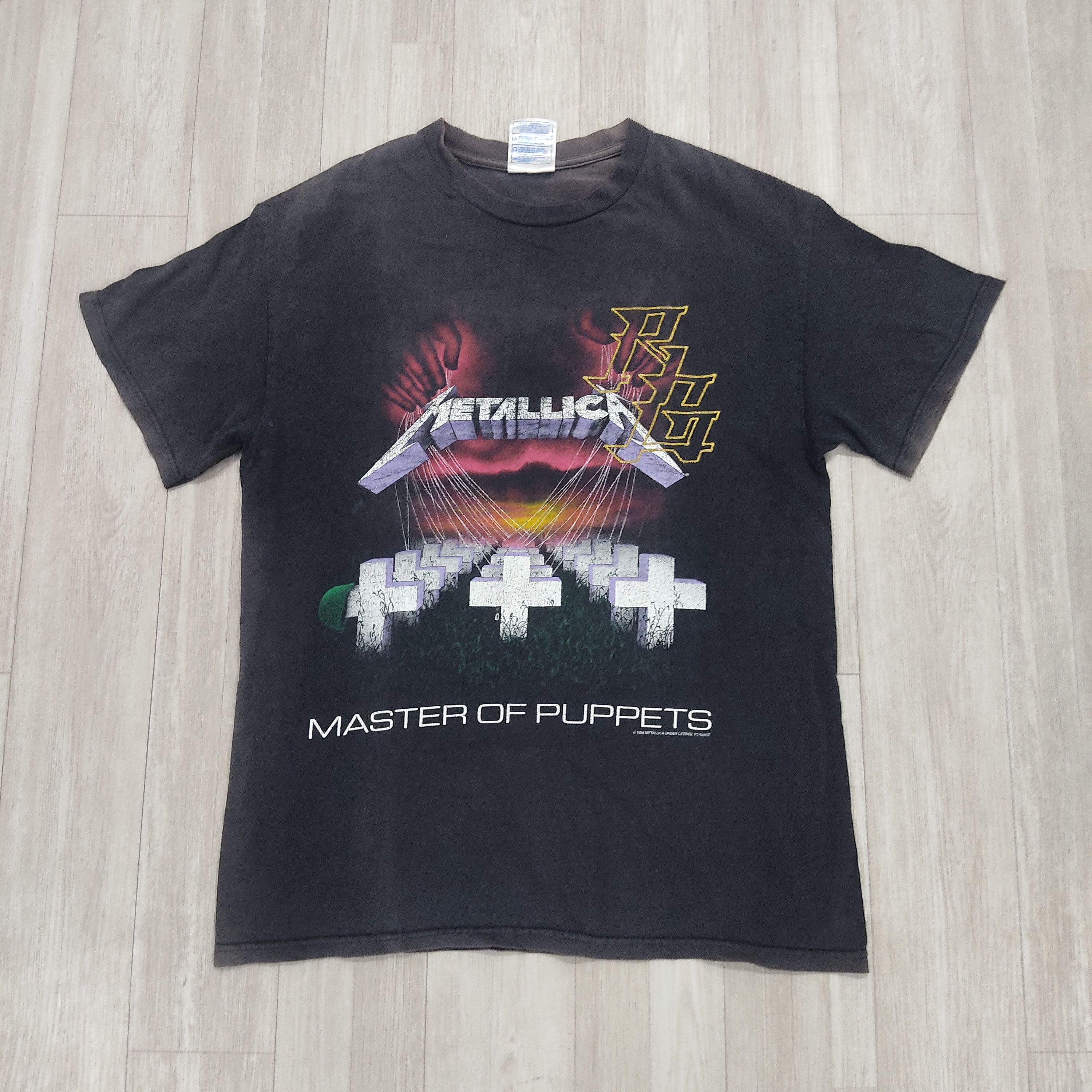 Band Tees × Metallica × Vintage Vtg 1994 METALLICA Master of Puppets Faded Distressed Tee Size US M / EU 48-50 / 2 - 6 Thumbnail