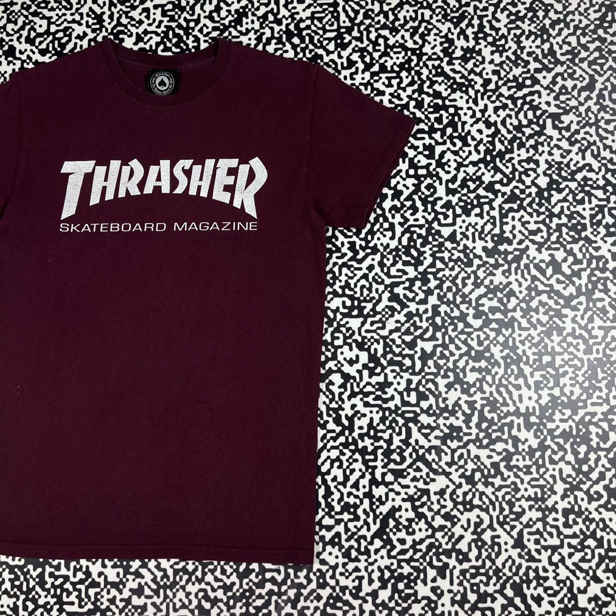 Thrasher Vintage Y2K Thrasher Big Logo SK8 Skateboard Magazine Tshirt Size US S / EU 44-46 / 1 - 3 Thumbnail
