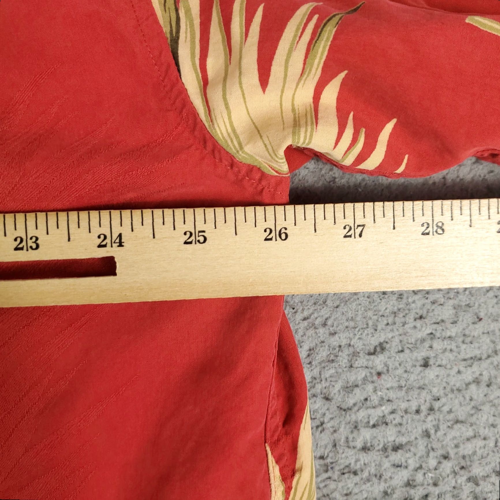 Vintage VINTAGE Burma Bibas Shirt Mens 2XL Red Silk Floral Button-Up Casual Hawaiian Tropical 90s Mens Size US XXL / EU 58 / 5 - 6 Thumbnail