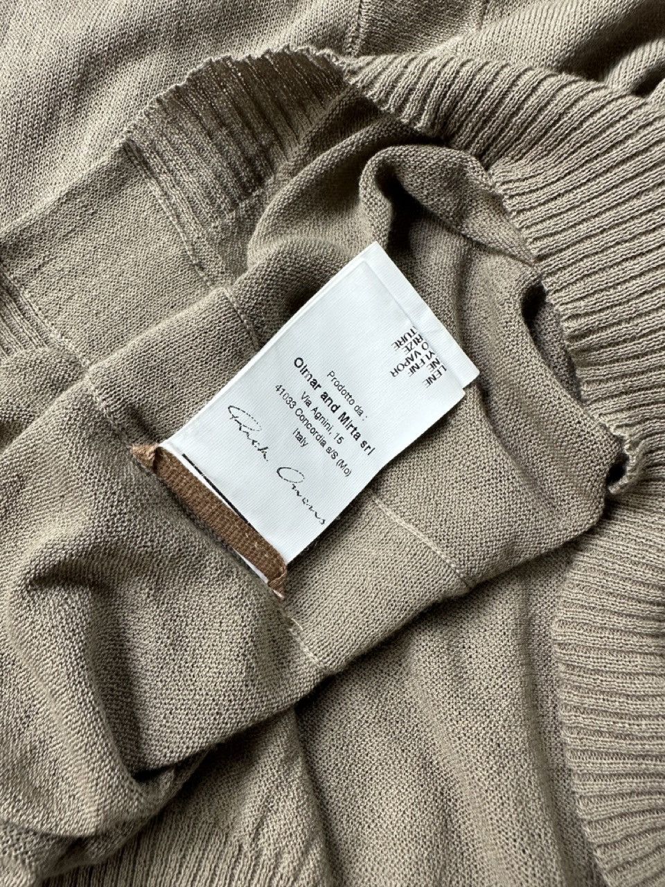 Rick Owens SS2013 Beige Semitransparent Sweater Size US S / EU 44-46 / 1 - 7 Thumbnail