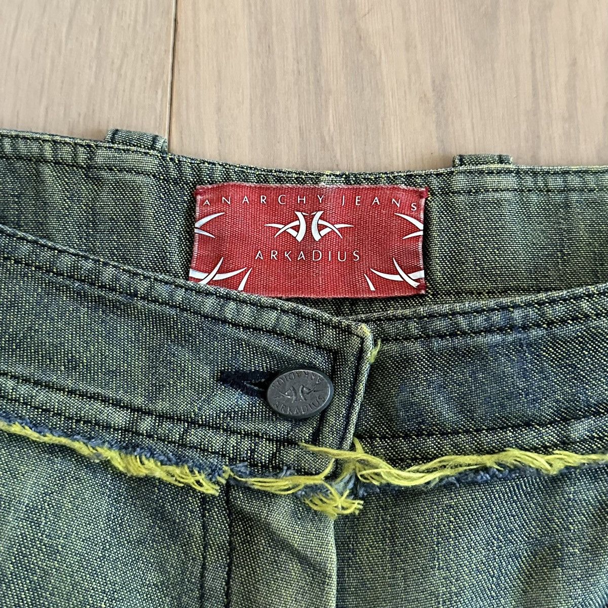 Other Arkadius Anarchy Jeans SS2004 Ripped Patchwork Jeans Size 32" / US 10 / IT 46 - 9 Thumbnail