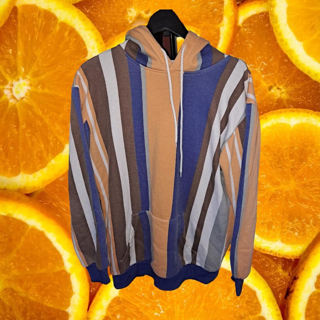American Stitch American Stitch Orange, Brown, White and Blue Hooded Sweatsh Size US S / EU 44-46 / 1 - 1 Thumbnail